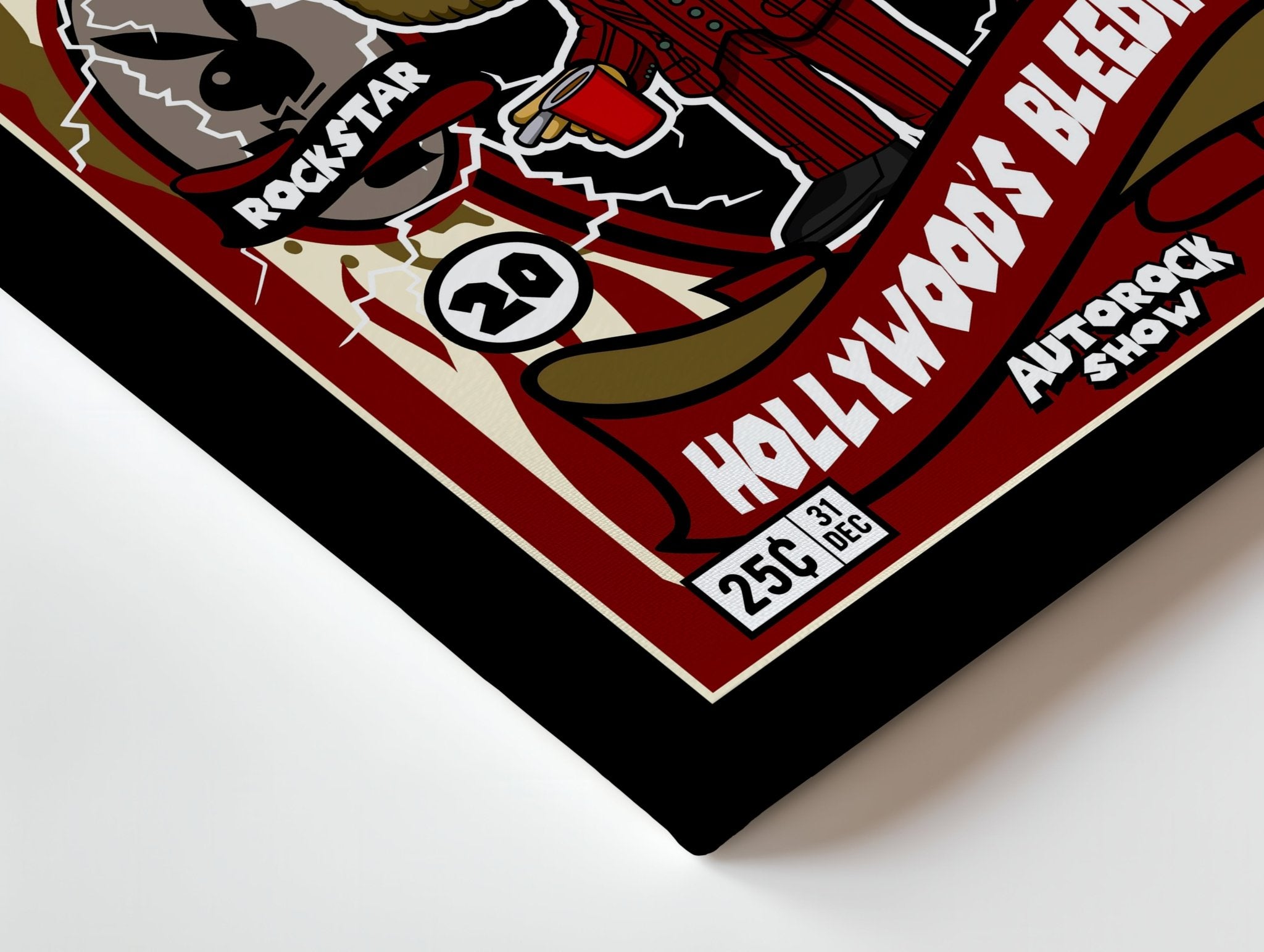 Post Malone “Hollywood’s Bleeding” Pop Art Comic Edition – 4K Ultra Wrap Frame Wall Art in Pakistan | IBRELIA™ - IBRELIA