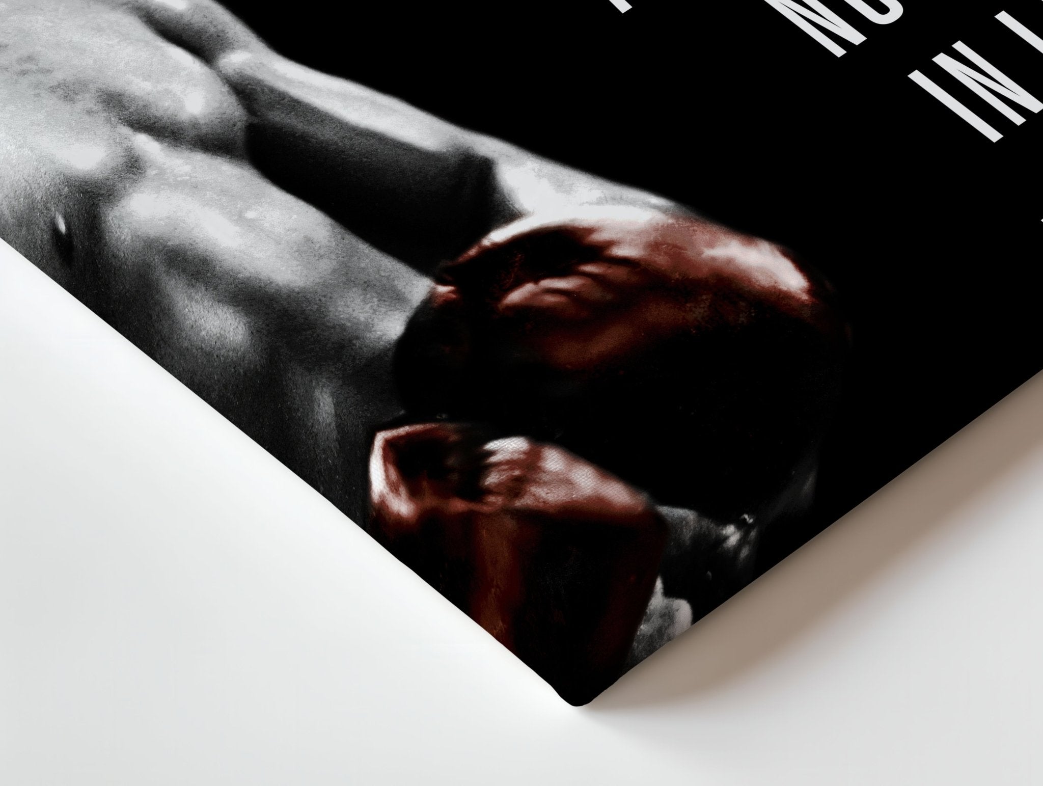 Muhammad Ali Courage Quote – 4K Ultra Wrap Frame Wall Art in Pakistan | IBRELIA™ - IBRELIA