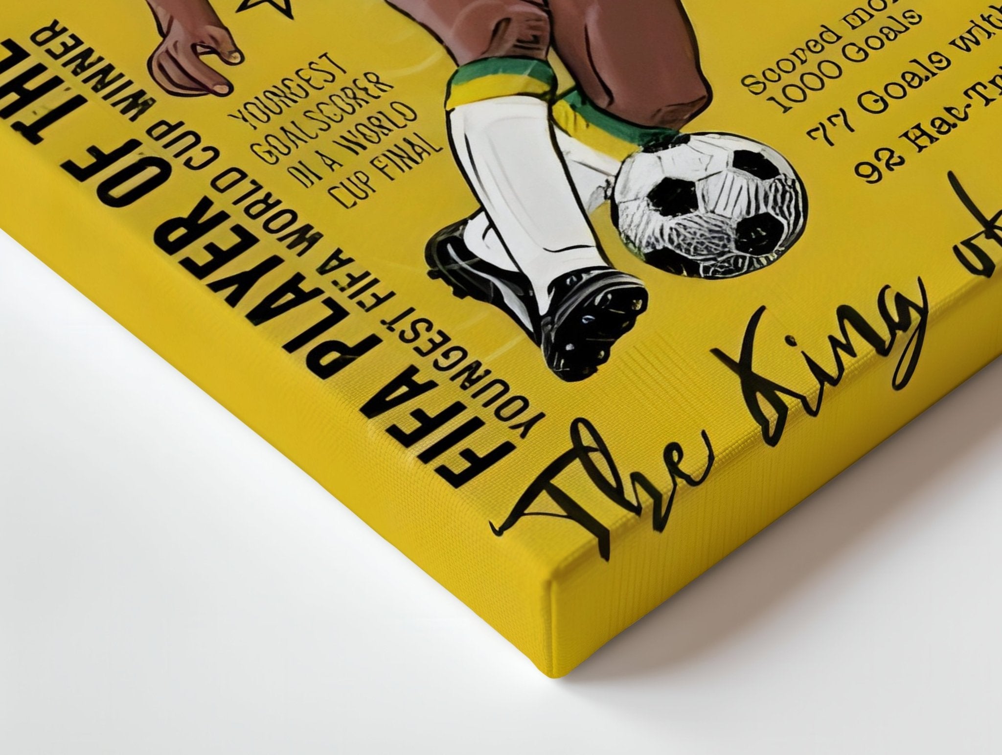 Pelé Wall Art – The King of Soccer Edition | IBRELIA™ - IBRELIA