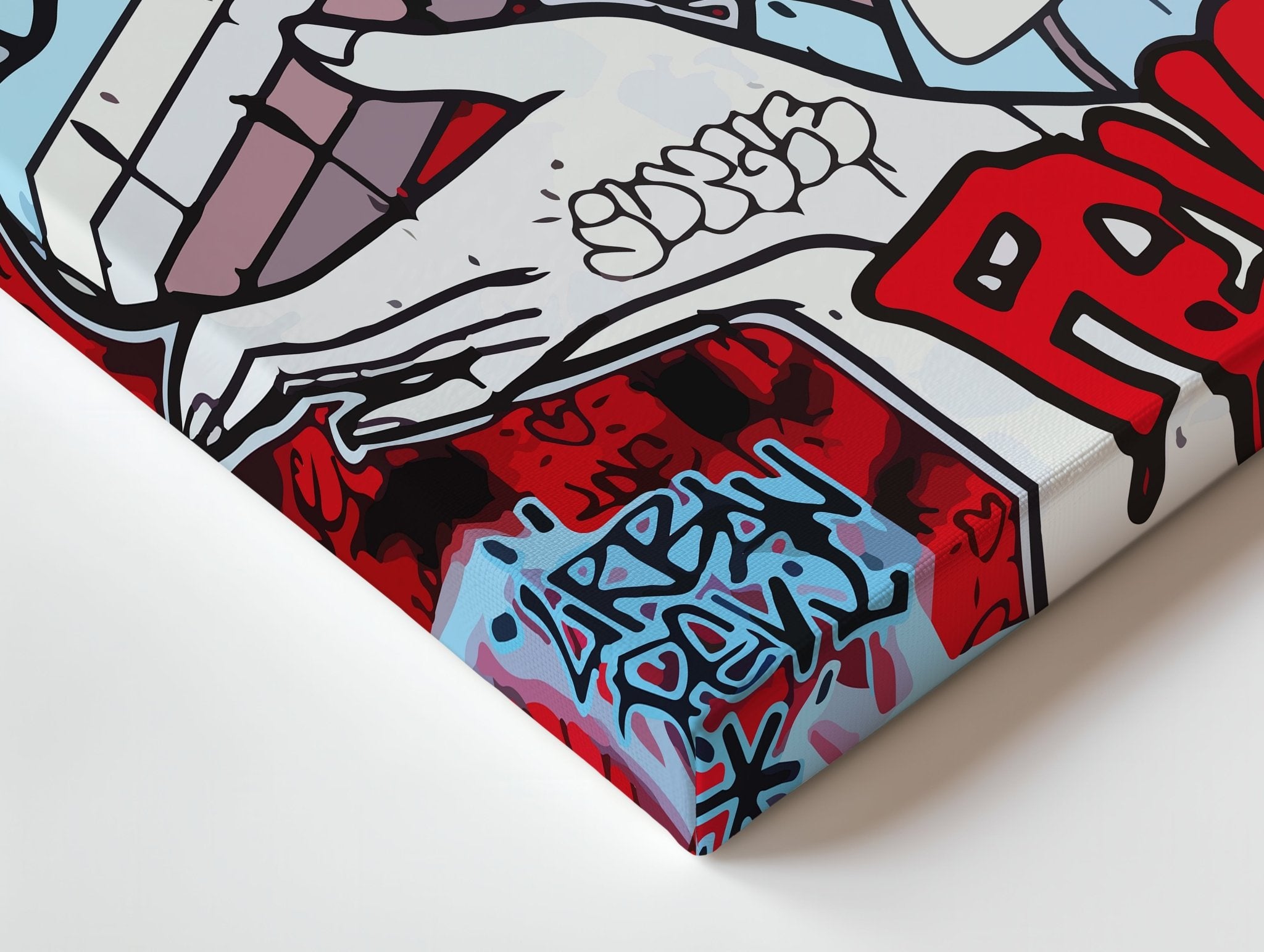Snow White Graffiti Pop Art – 4K Ultra Wrap Frame Wall Art in Pakistan | IBRELIA™ - IBRELIA