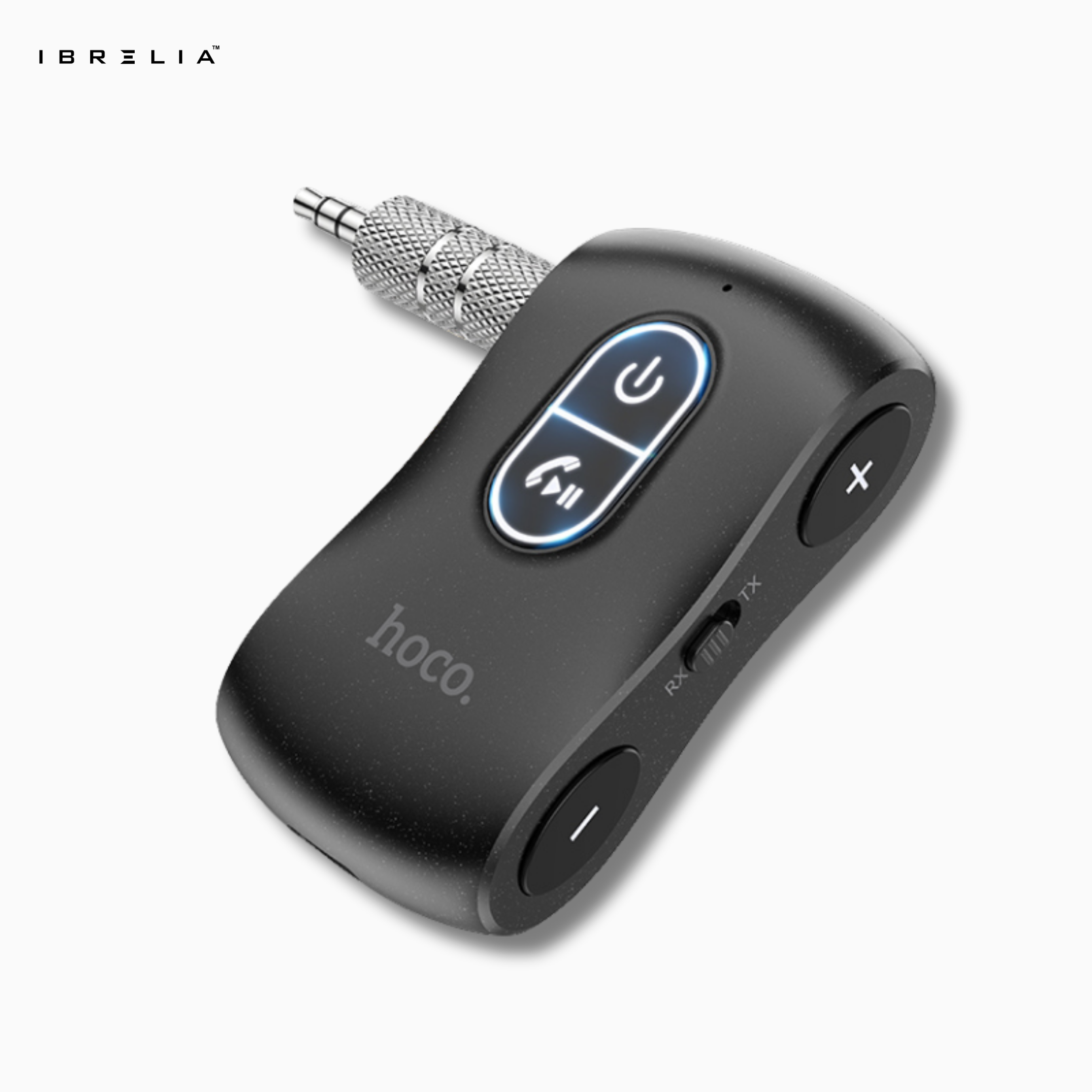 HOCO E73 Pro 2-in-1 In-Car AUX Wireless Receiver & Transmitter – Bluetooth 5.0 Audio Adapter | IBRELIA™