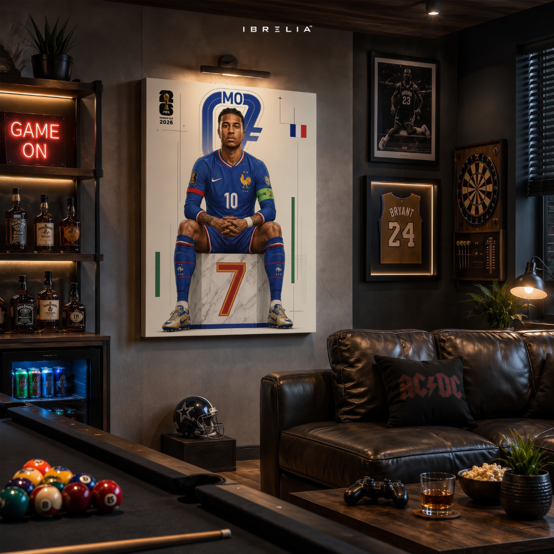 Michael Olise FIFA World Cup 2026 Wall Art – France Football Star | IBRELIA™