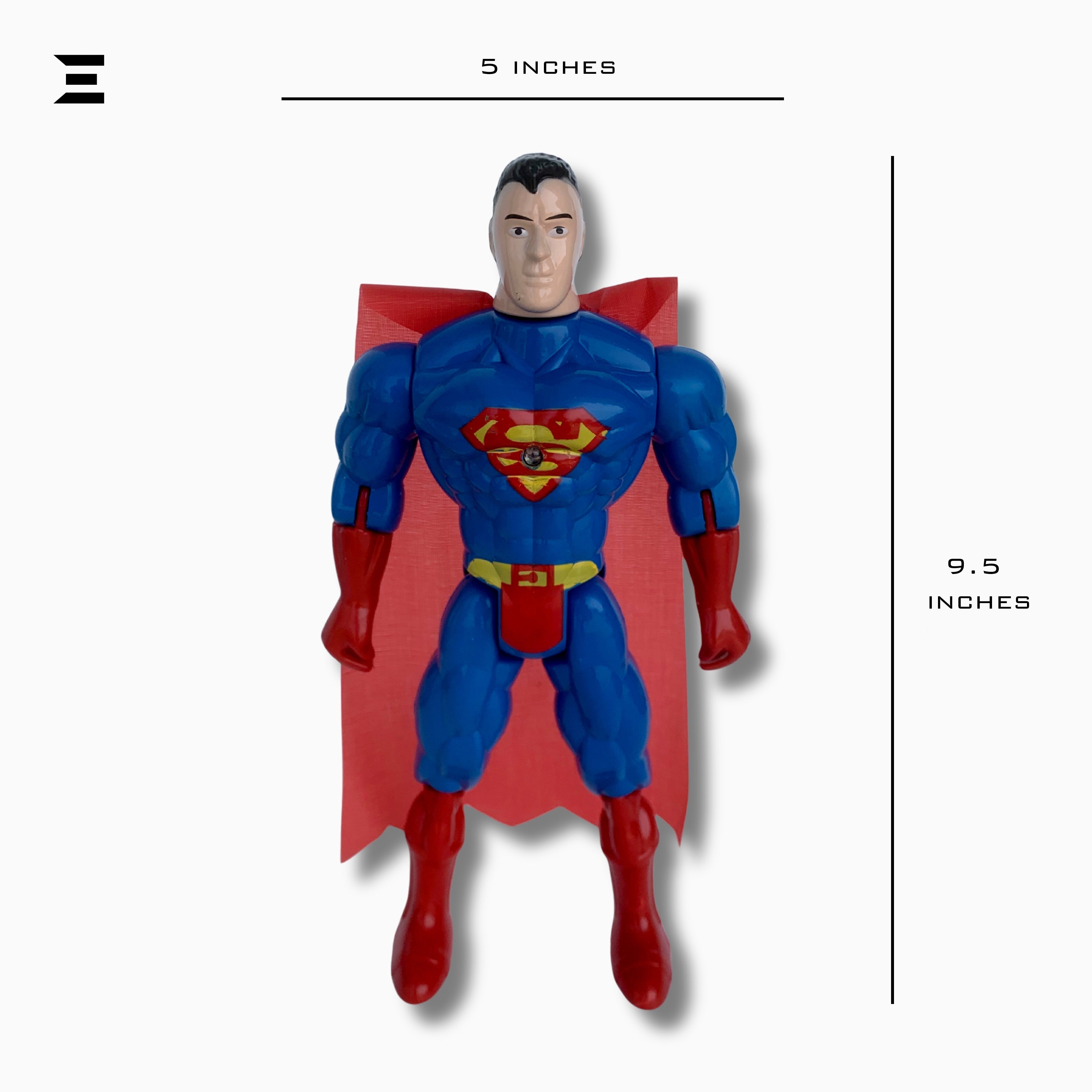 Superman Action Figure Toy 9.5 Inch Superhero Collectible | Avengers Style Series | IBRELIA™ IBRELIA