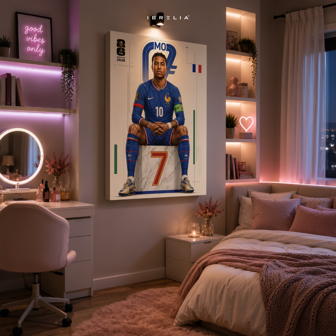 Michael Olise FIFA World Cup 2026 Wall Art – France Football Star | IBRELIA™