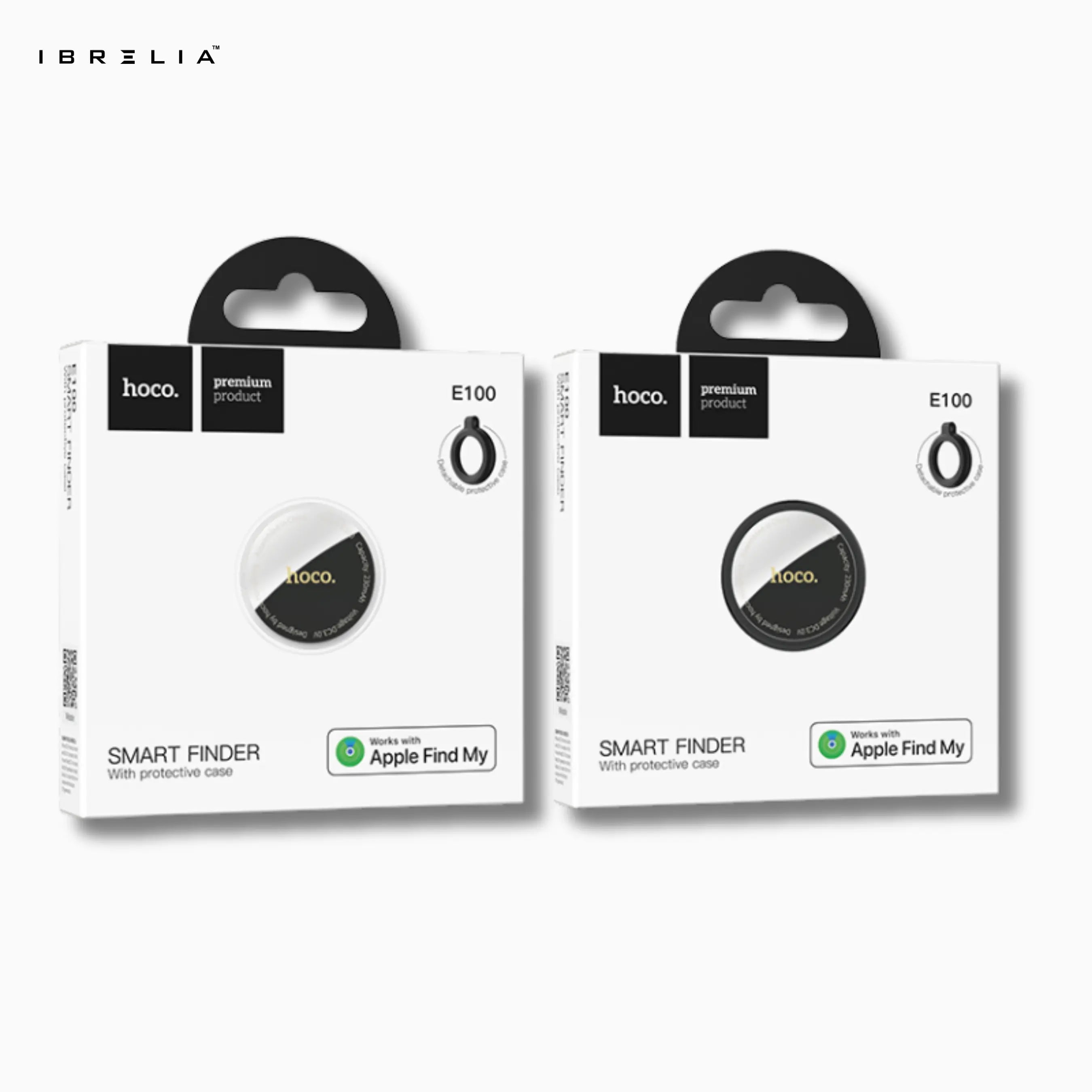 HOCO E100 Smart Finder – Works with Apple Find My | Anti-Lost Tracker with Protective Case | IBRELIA™ IBRELIA