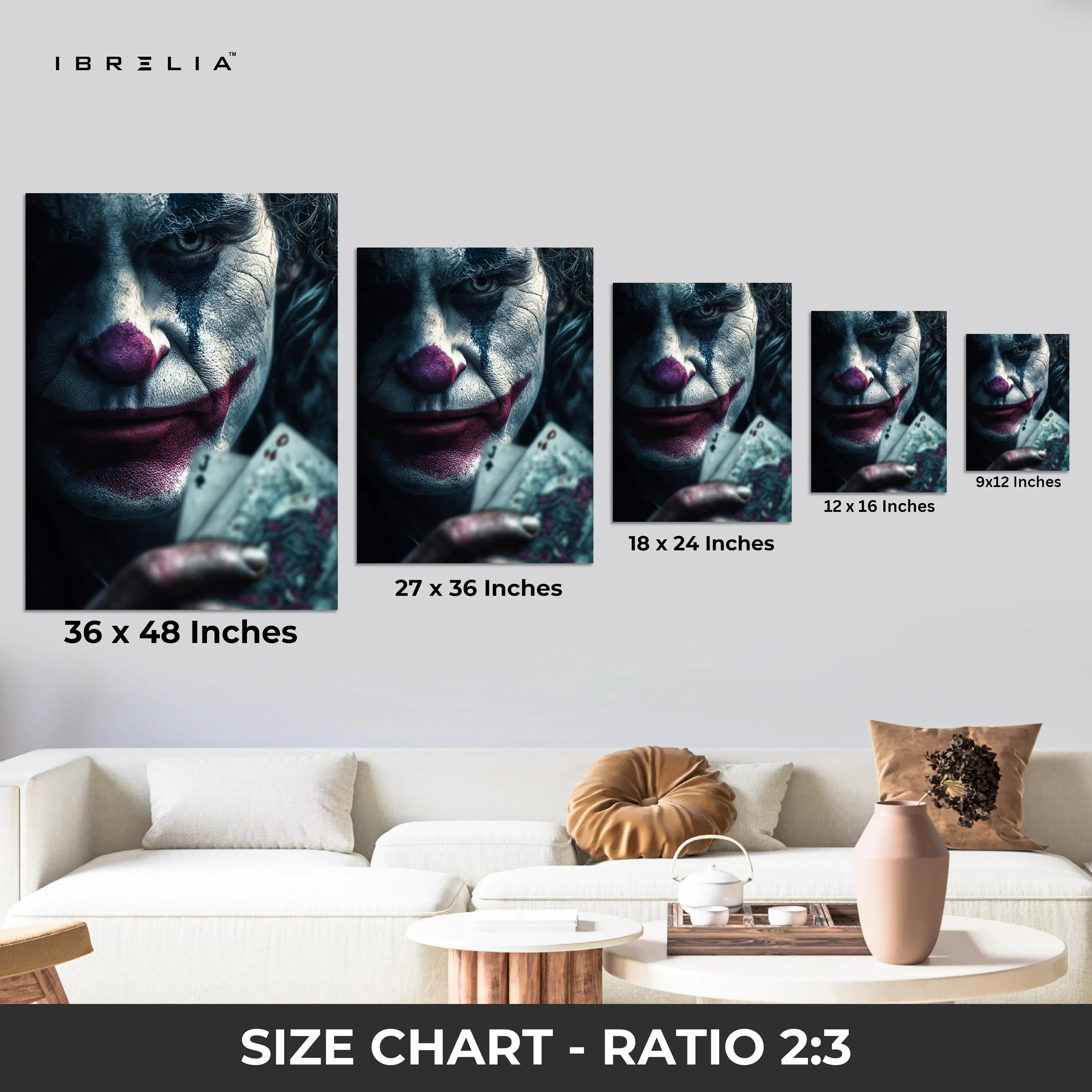 Joker 4K Ultra HD Cinematic Wall Art in Pakistan | IBRELIA™ IBRELIA