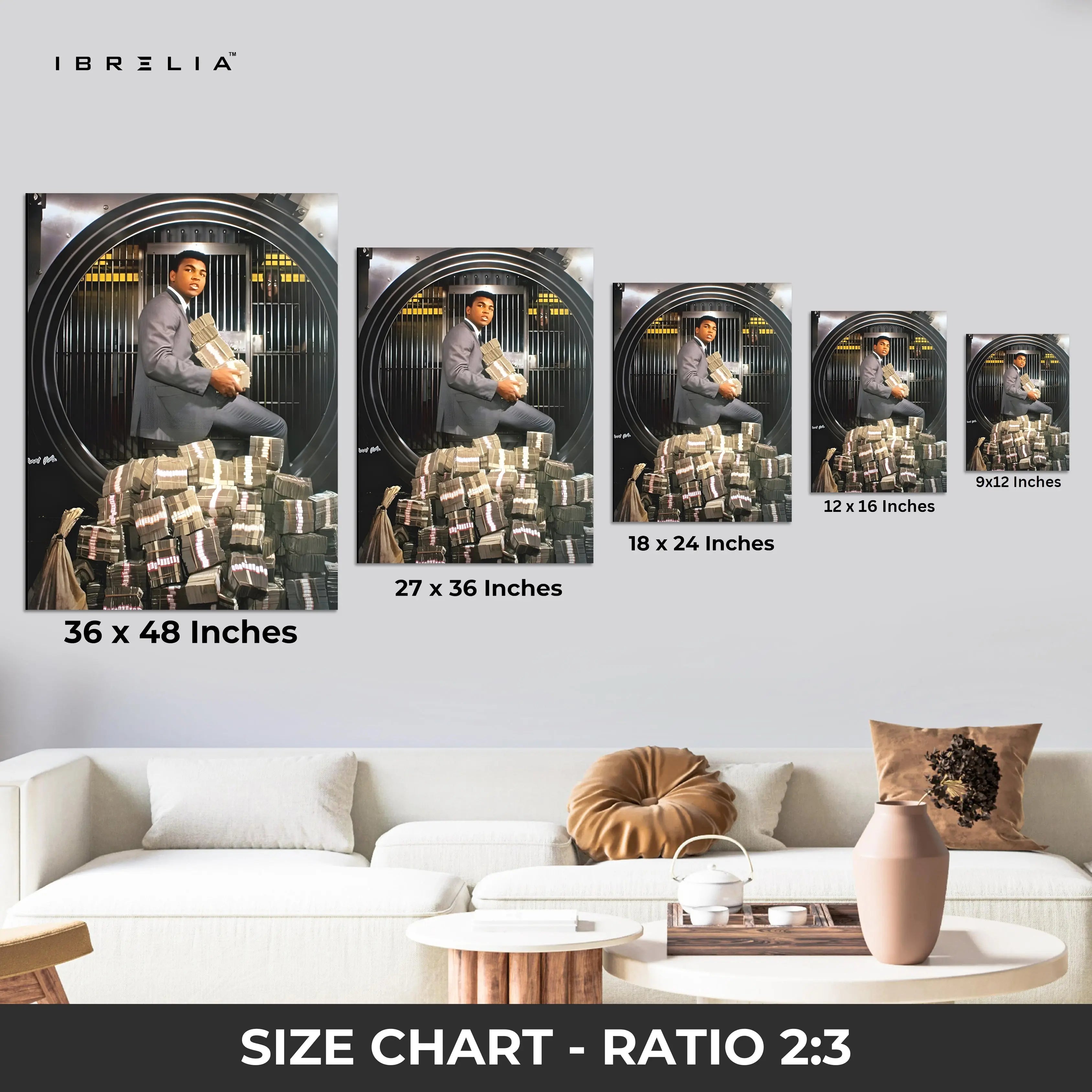 Money Vault Wall Art – The Hustler’s Edition | IBRELIA™ IBRELIA