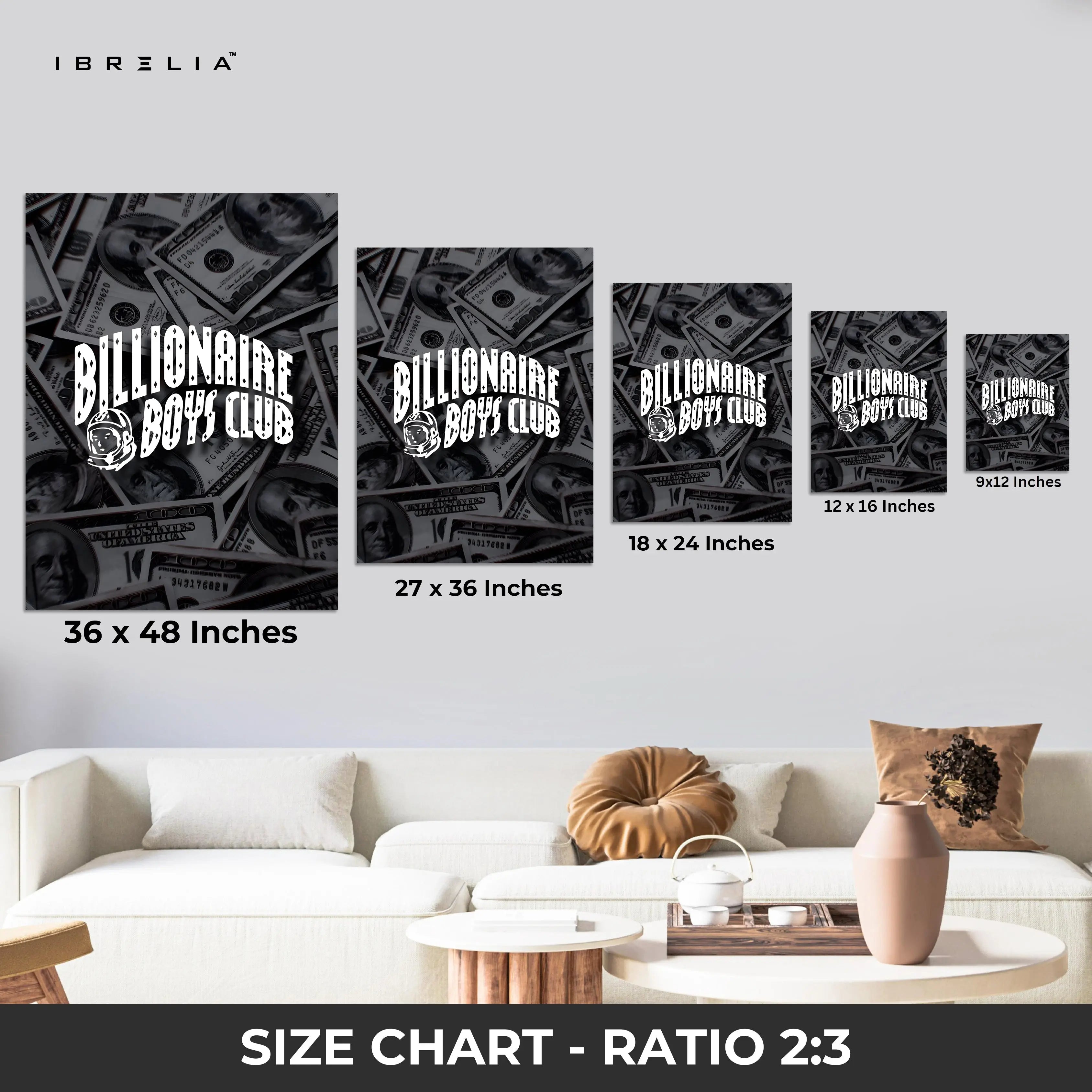 Billionaire Boys Club Pop Art – 4K Ultra Wrap Frame Wall Art in Pakistan | IBRELIA™ IBRELIA
