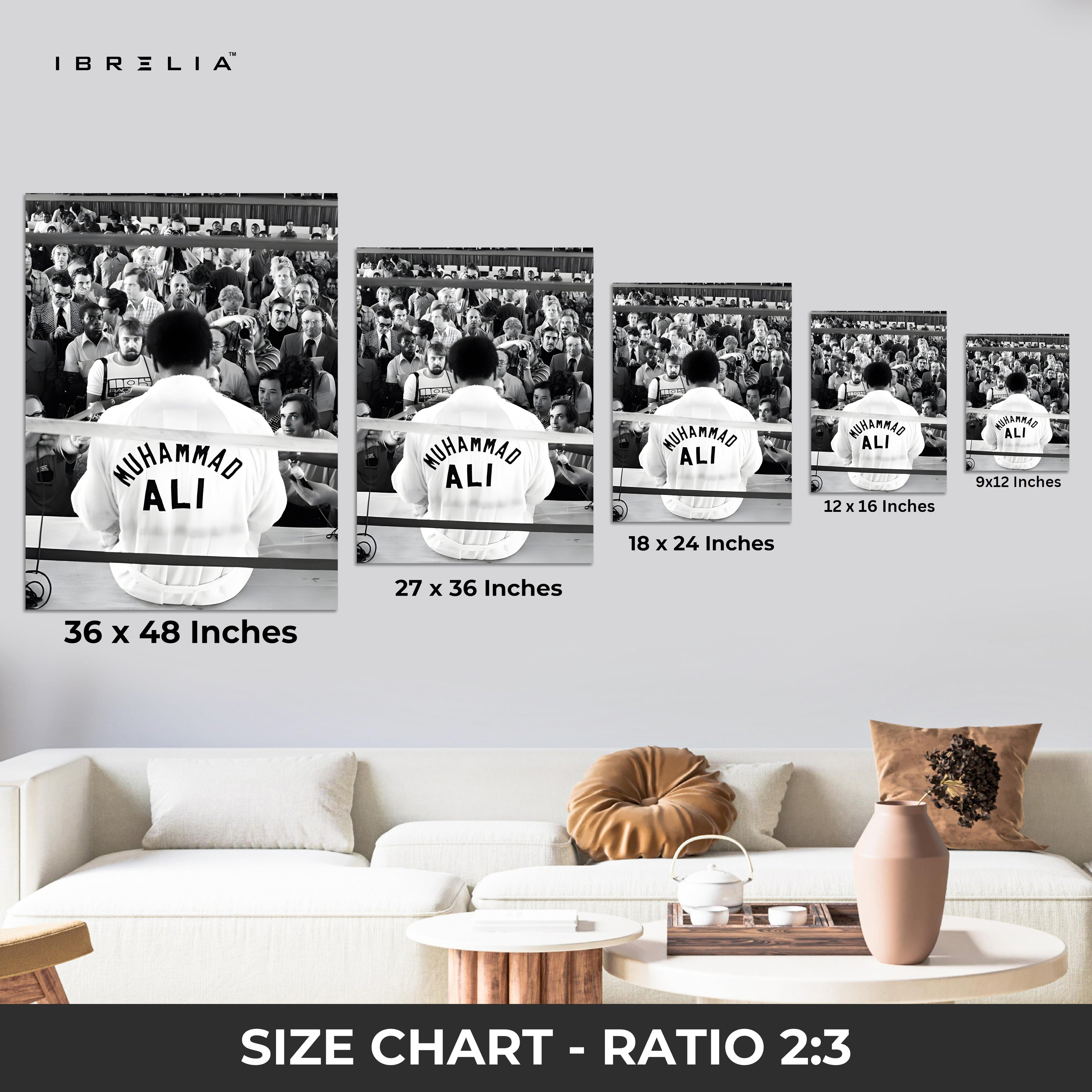 Muhammad Ali The Champion – 4K Ultra Wrap Frame Wall Art in Pakistan | IBRELIA™