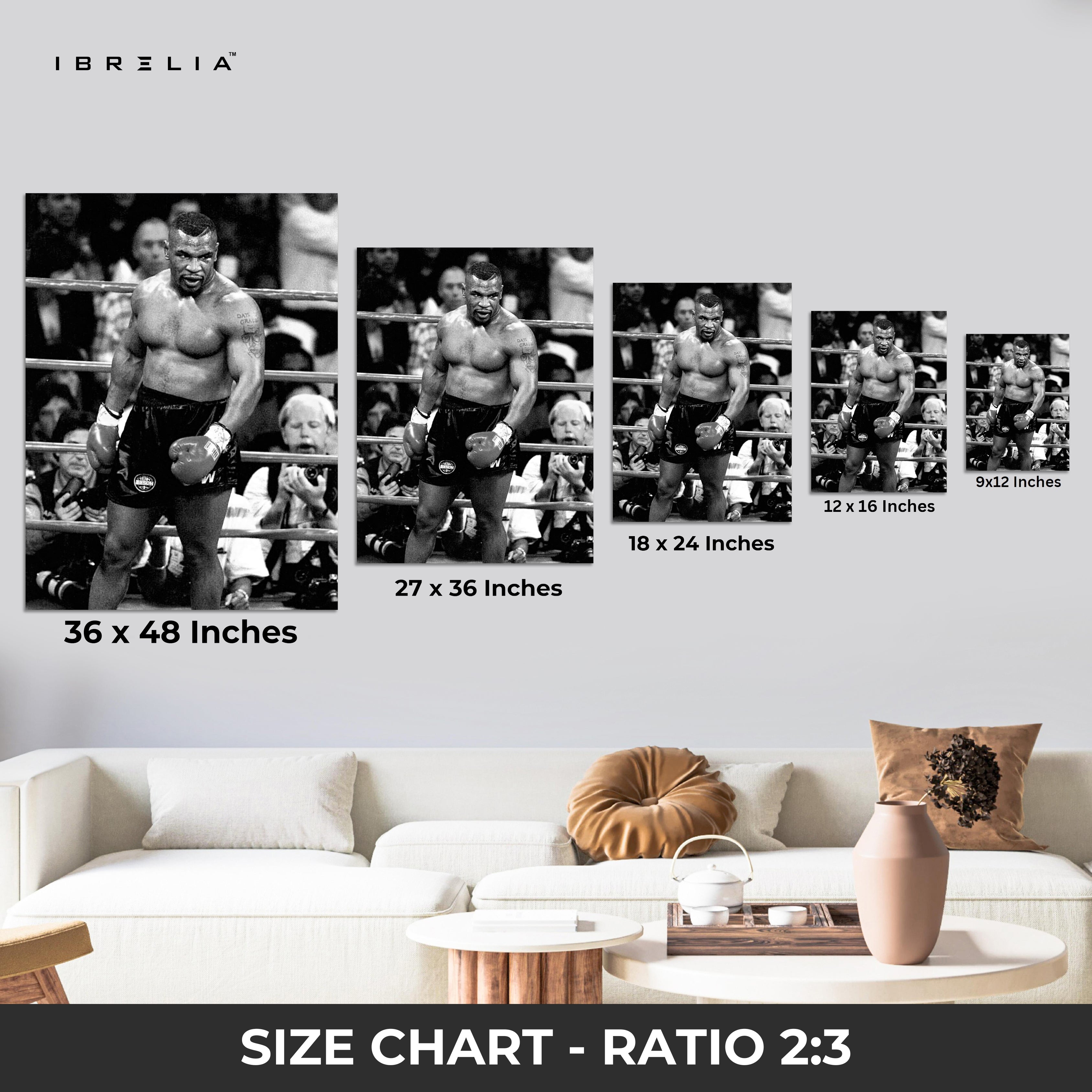 Mike Tyson – The Iron Legend 4K Ultra Wrap Frame Wall Art in Pakistan | IBRELIA™