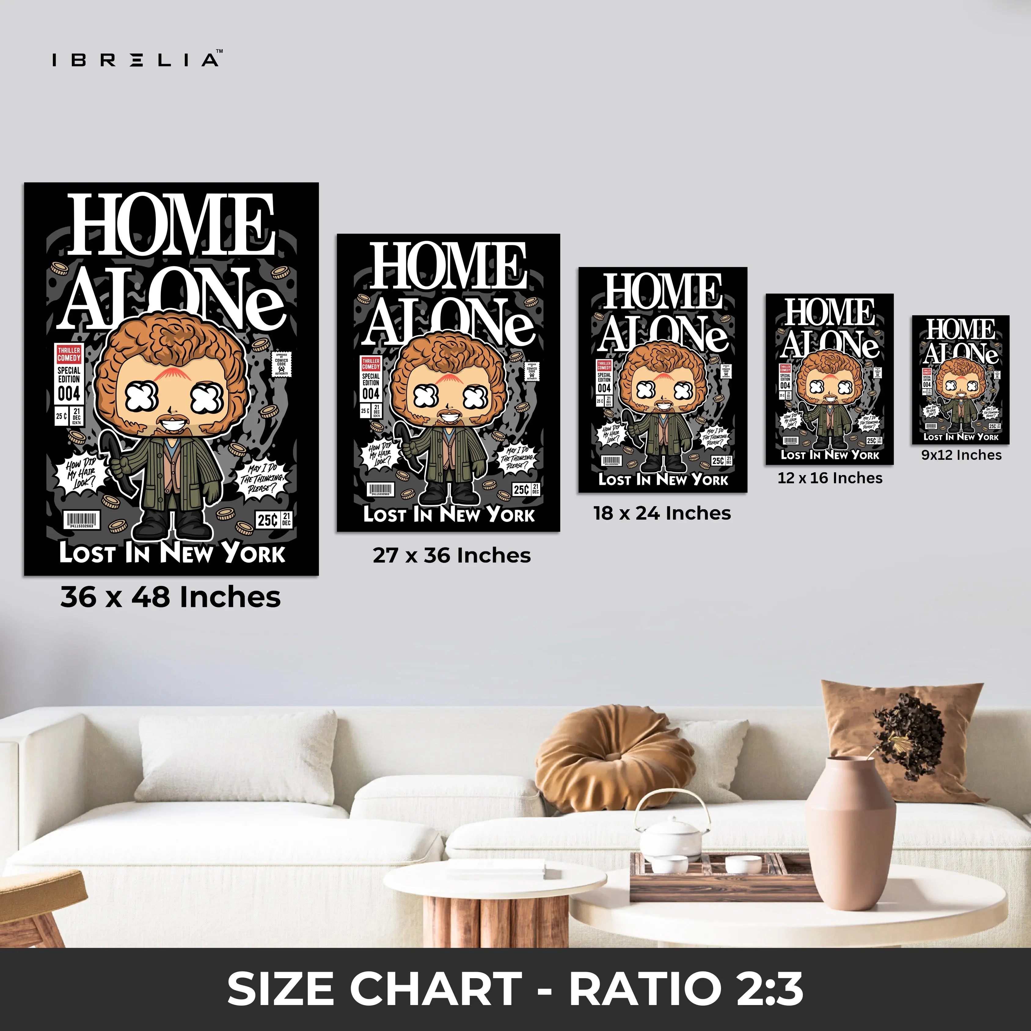 Home Alone Pop Art Comic Edition – 4K Ultra Wrap Frame Wall Art in Pakistan | IBRELIA™ IBRELIA
