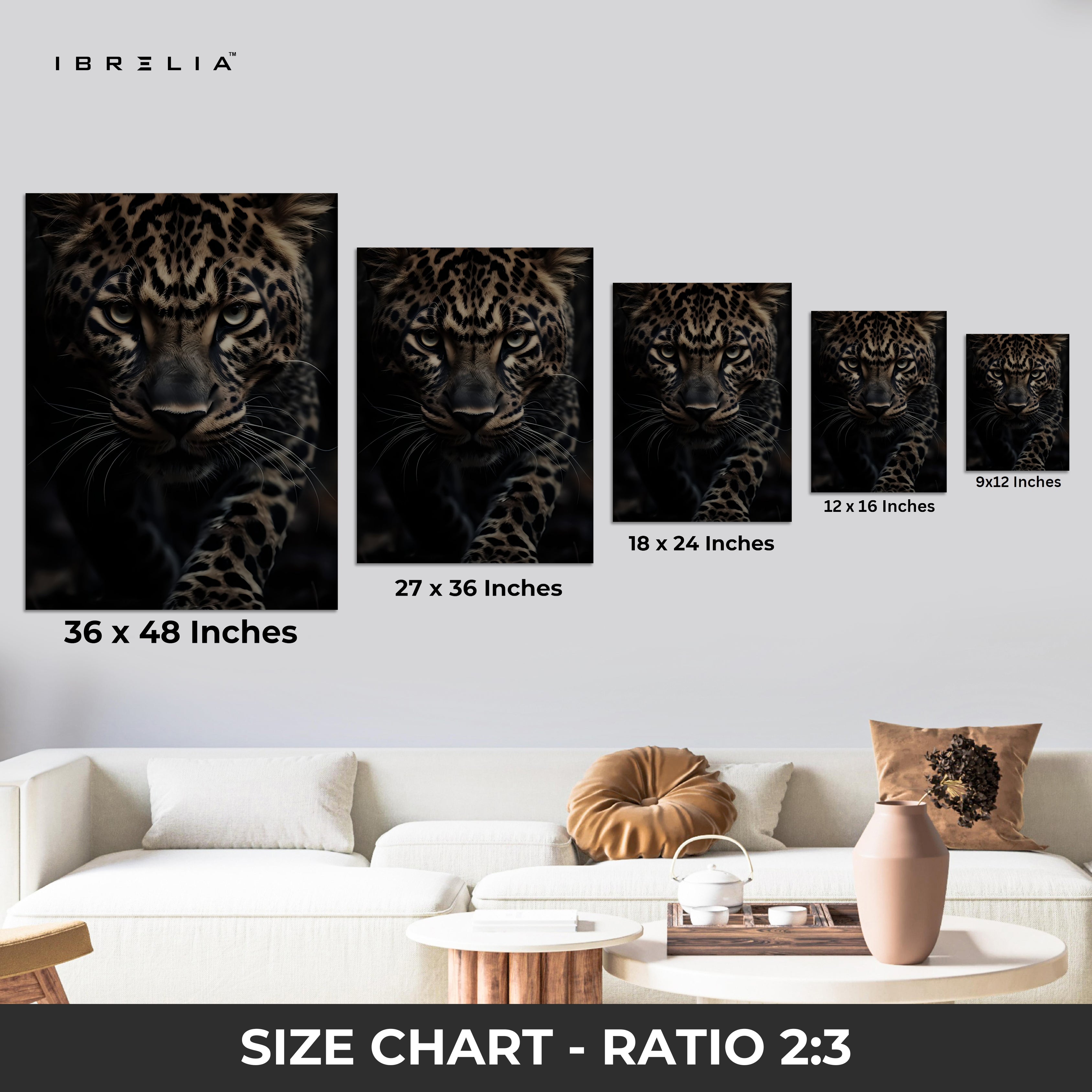 Leopard Eyes 4K Ultra HD Wall Art in Pakistan | IBRELIA™