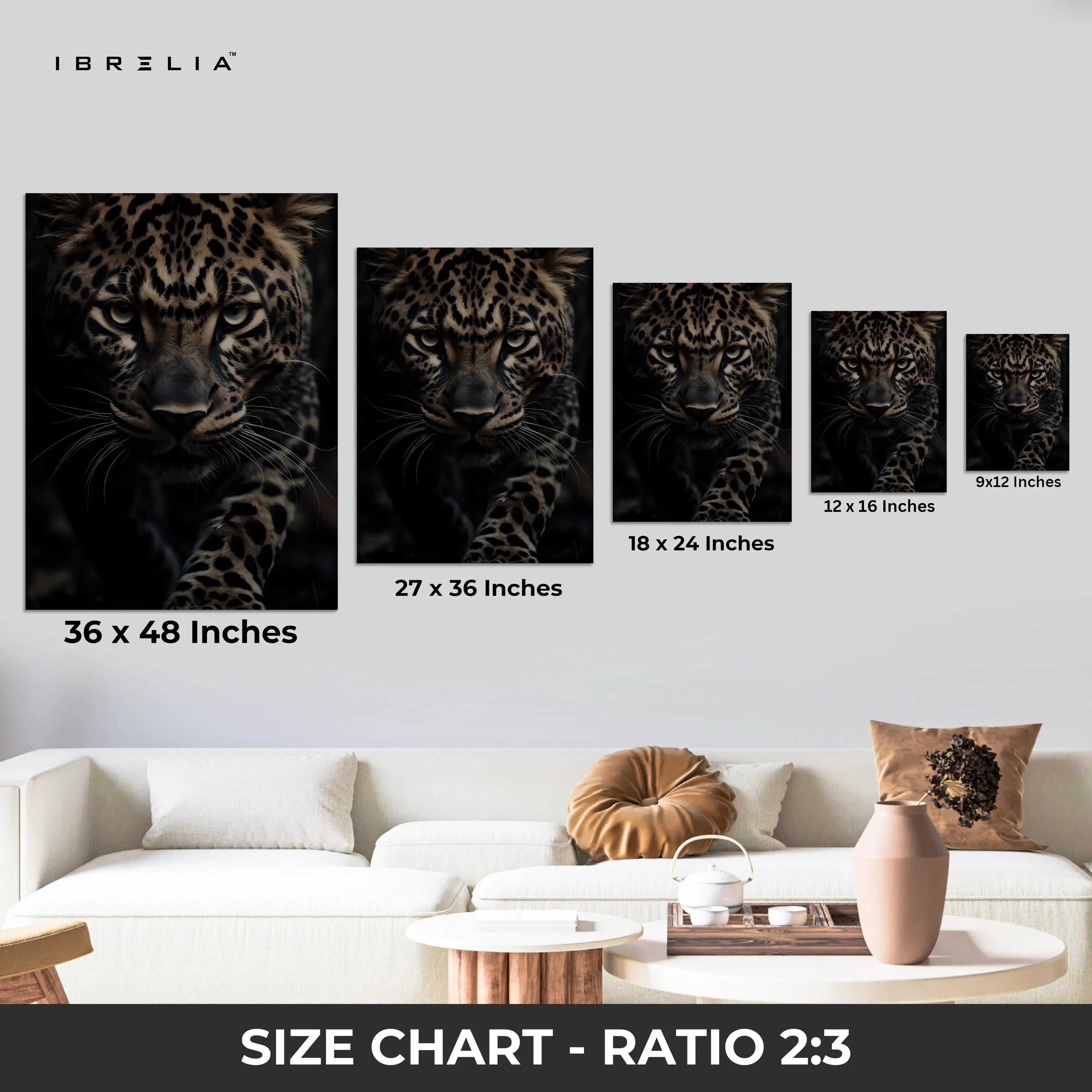 Leopard Eyes 4K Ultra HD Wall Art in Pakistan | IBRELIA™ IBRELIA