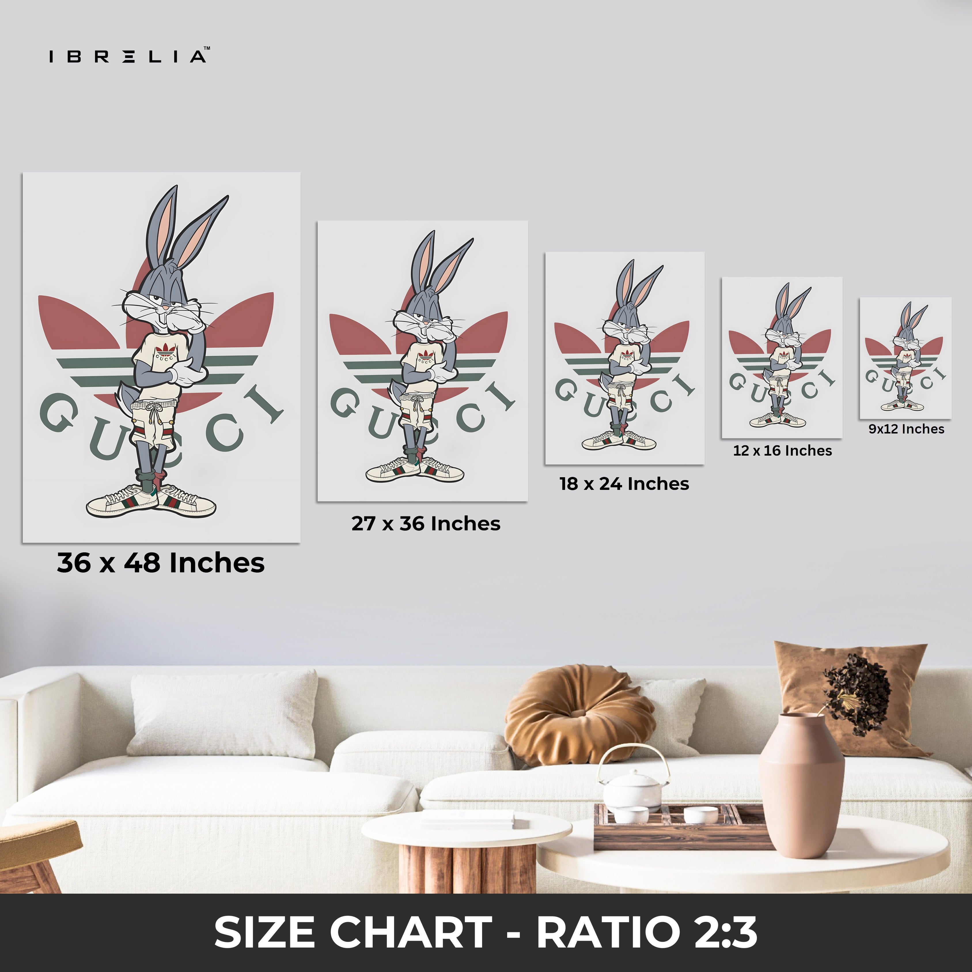 Bugs Bunny x Wall Frame | 4K Ultra Wrap Frame Wall Art in Pakistan | IBRELIA™