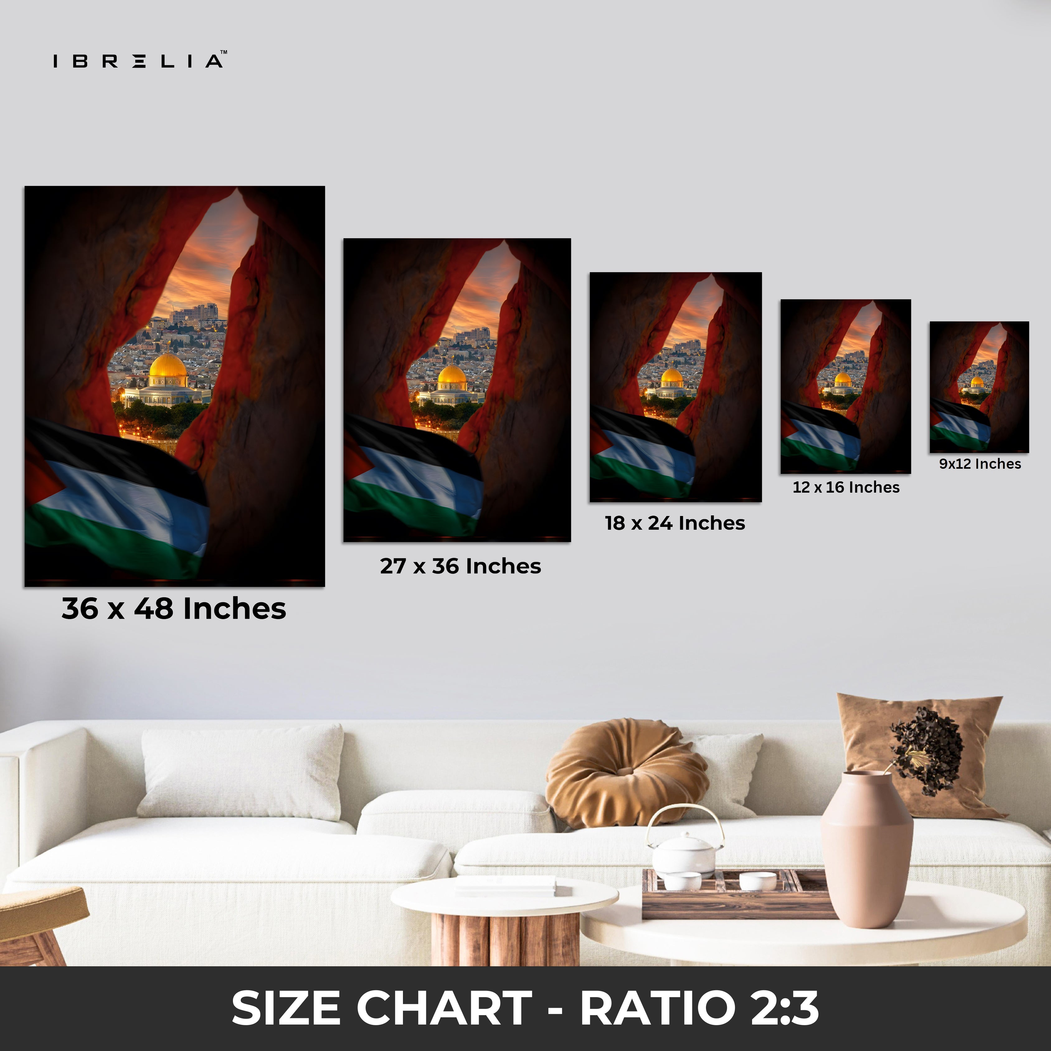 Al-Aqsa Jerusalem Wall Art – Palestine Edition | IBRELIA™