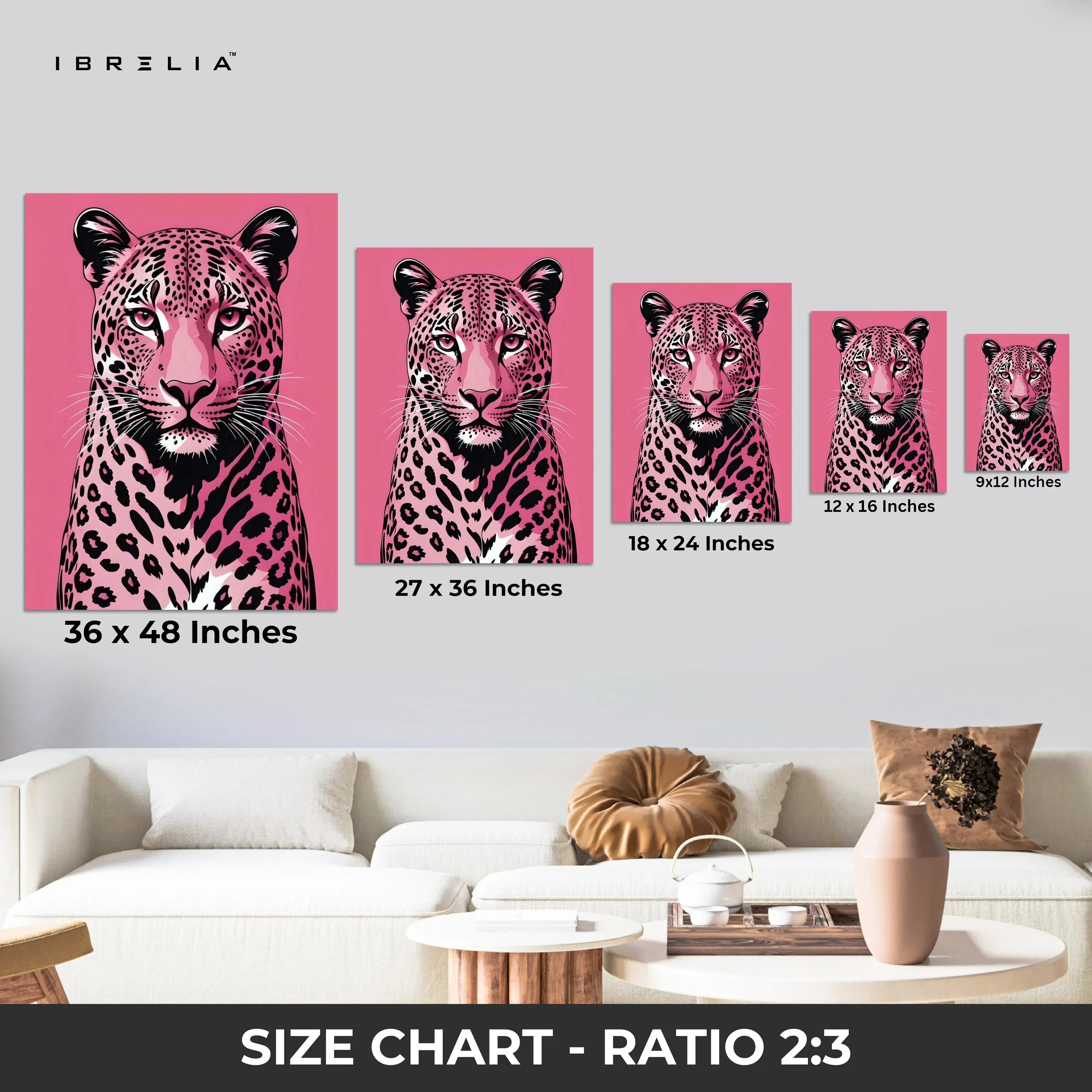 Pink Panther Wall Frame | 4K Ultra Wrap Frame Wall Art in Pakistan | IBRELIA™ IBRELIA