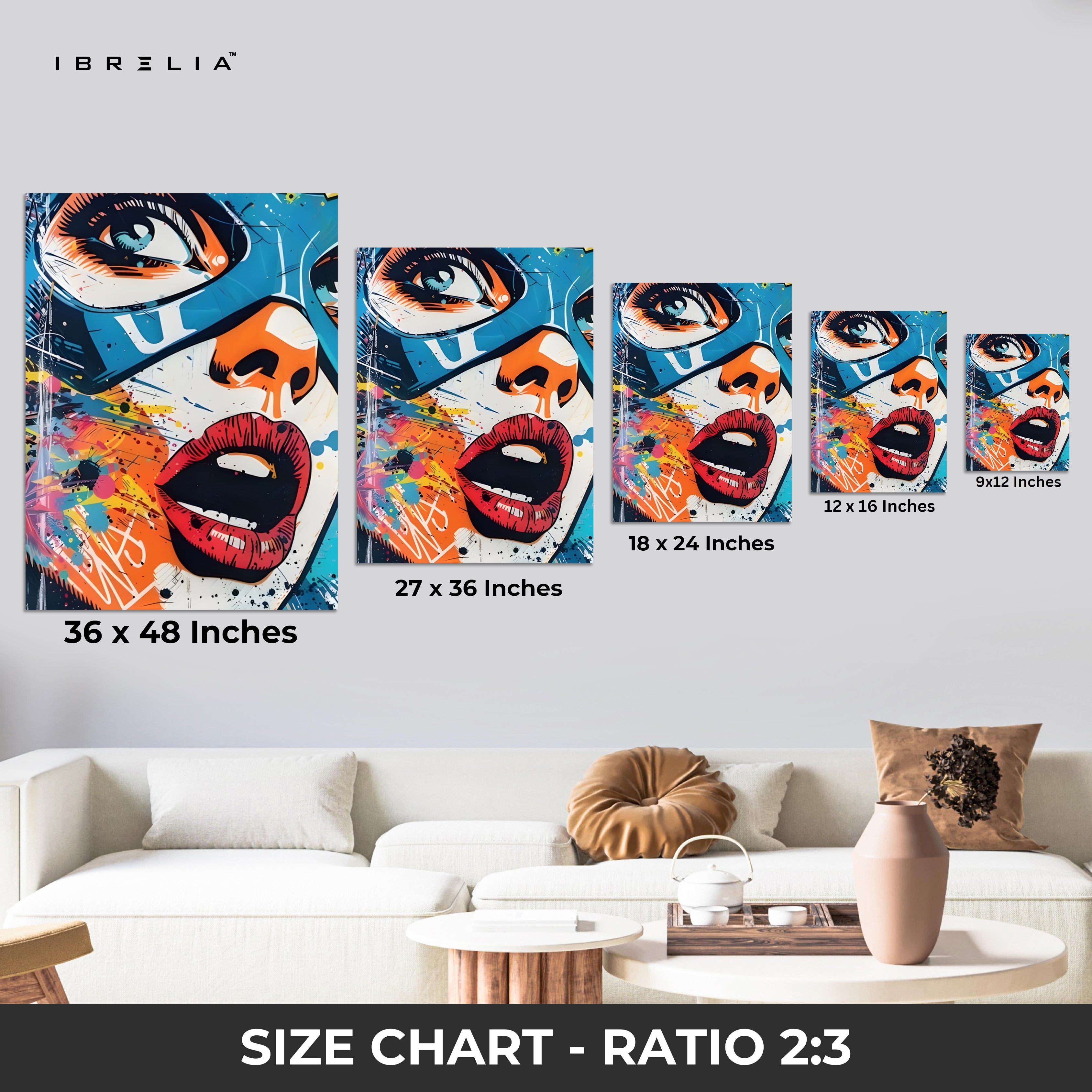 Captain America “Graffiti Pop” Wall Frame | 4K Ultra Wrap Frame Wall Art in Pakistan | IBRELIA™