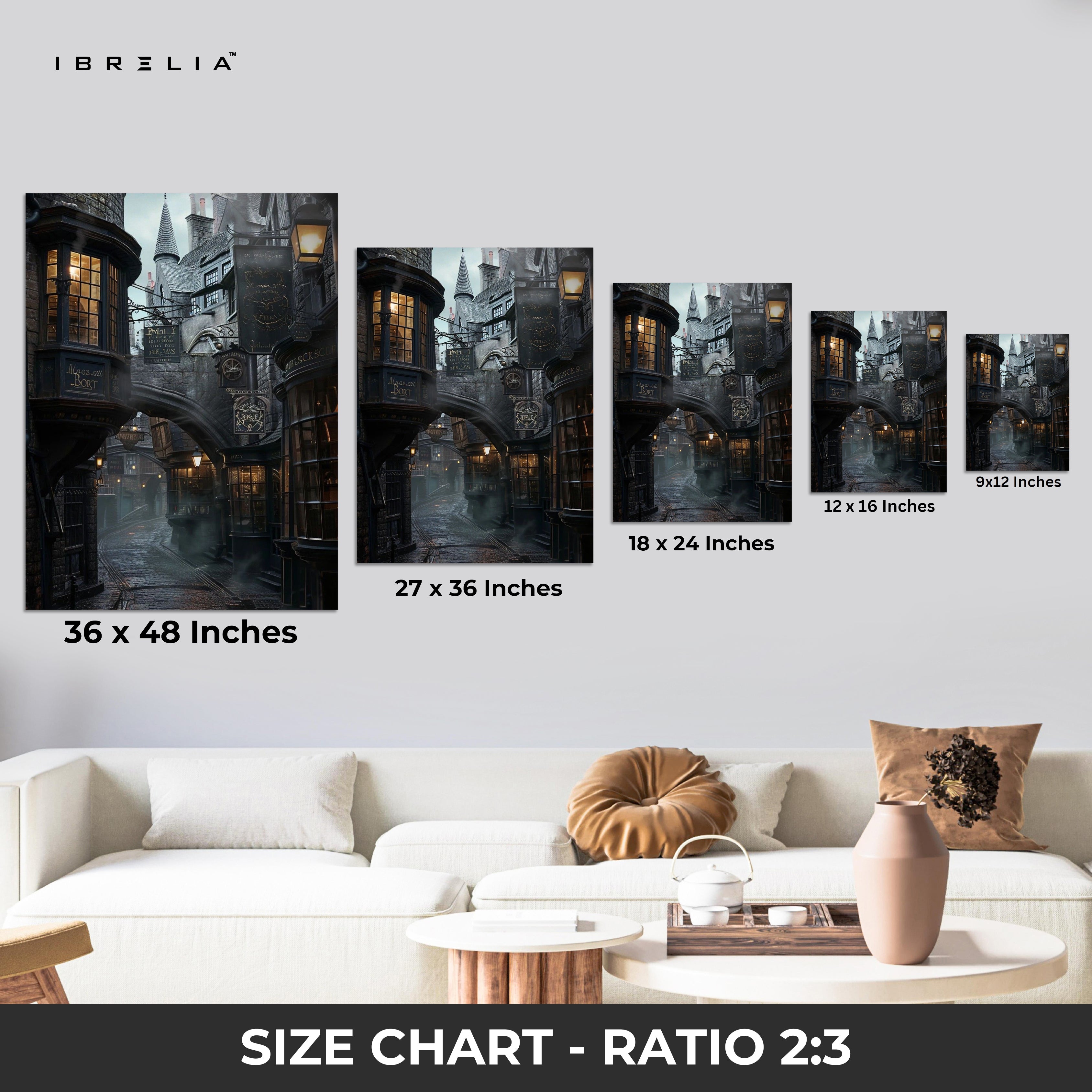 Diagon Alley Wall Frame | 4K Ultra Wrap Frame Wall Art in Pakistan | IBRELIA™