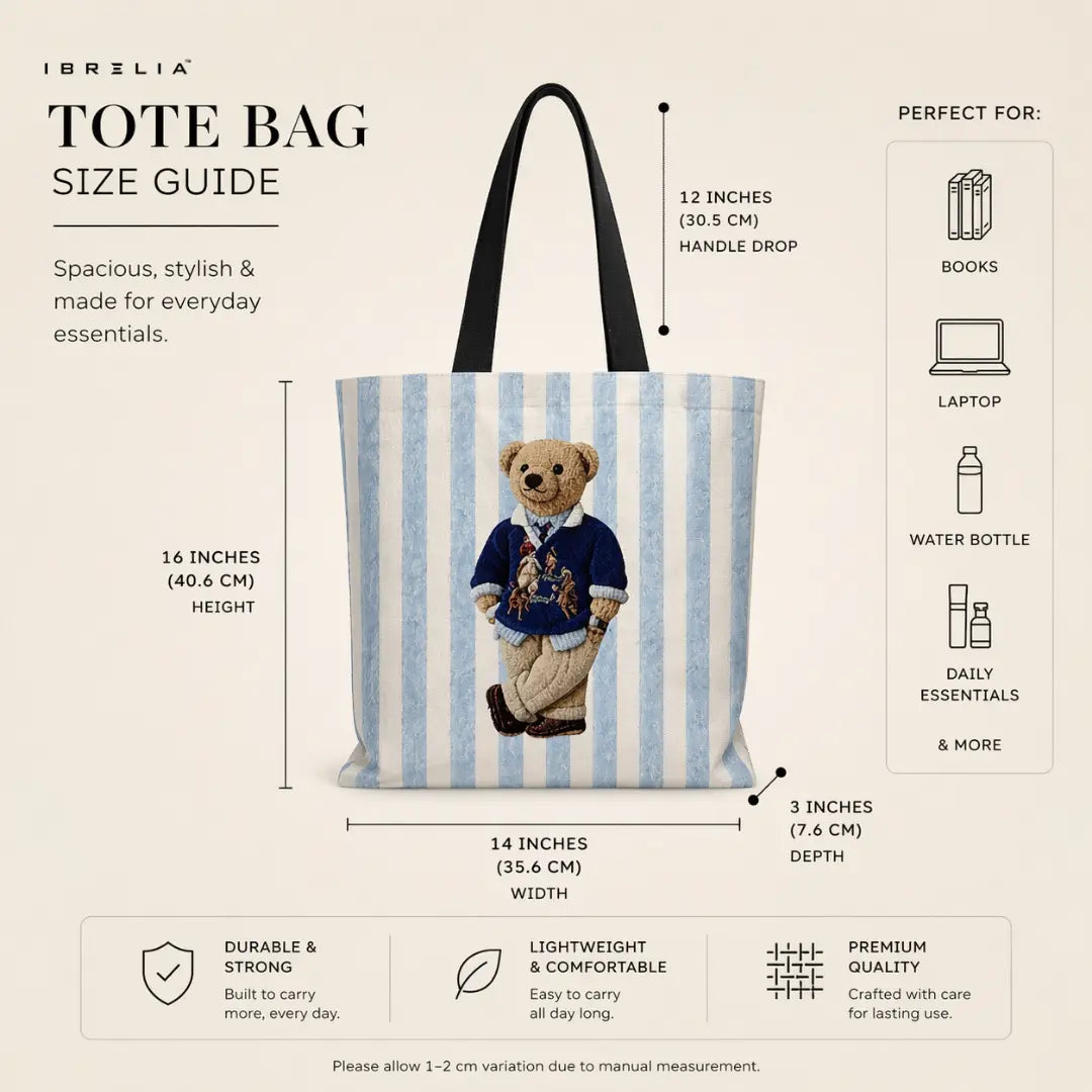 IBRELIA™ Cartoon Pop Culture Tote Bag – Premium Comic Style Designer Tote IBRELIA