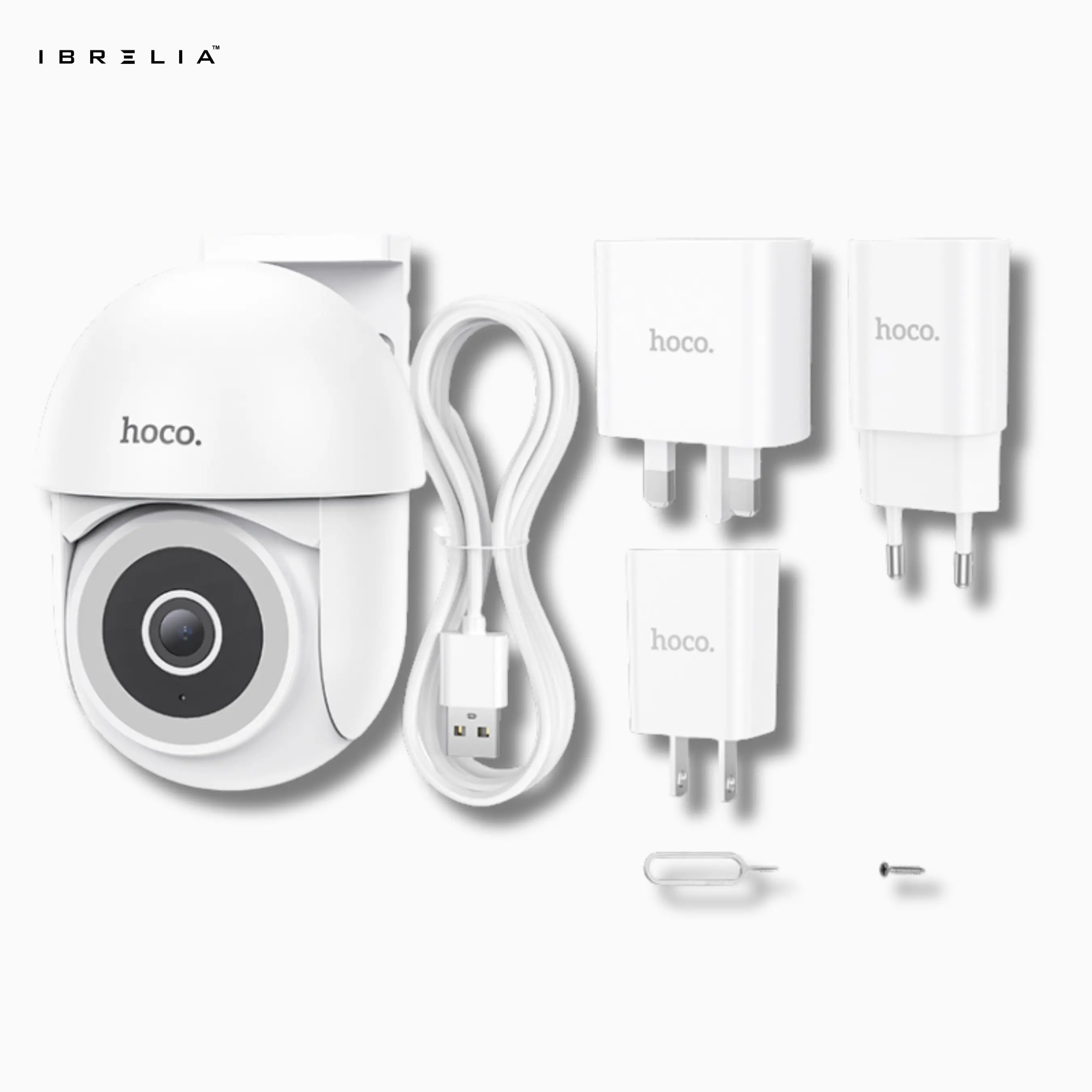 HOCO D2 Outdoor PTZ Full-Color Smart Camera – 3MP 2304×1296 | IBRELIA™ IBRELIA