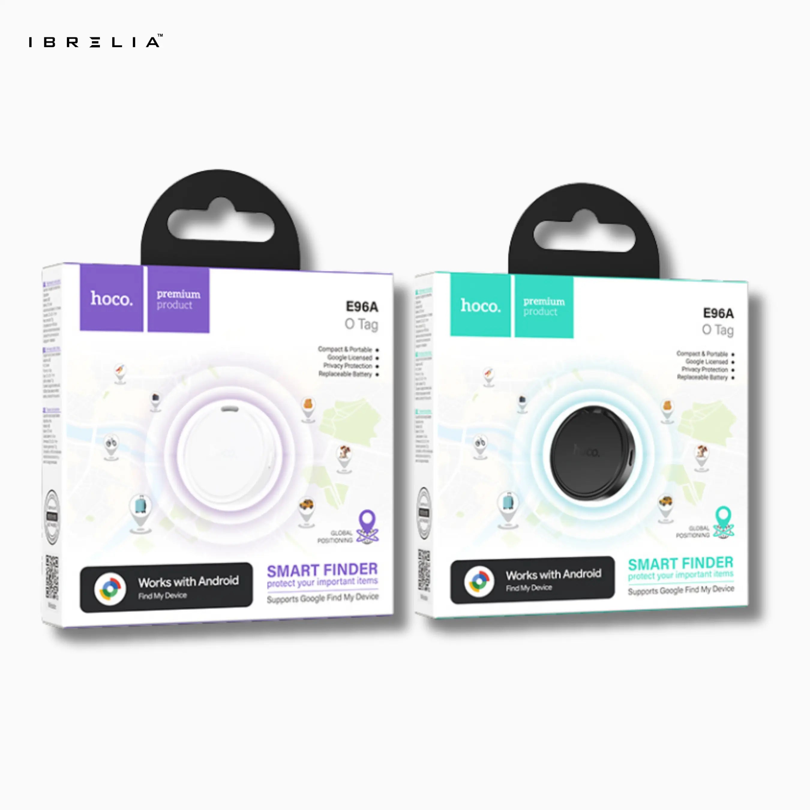 HOCO E96A Smart Finder – Works with Google Find My Device | Anti-Lost Bluetooth Tracker | IBRELIA™ IBRELIA