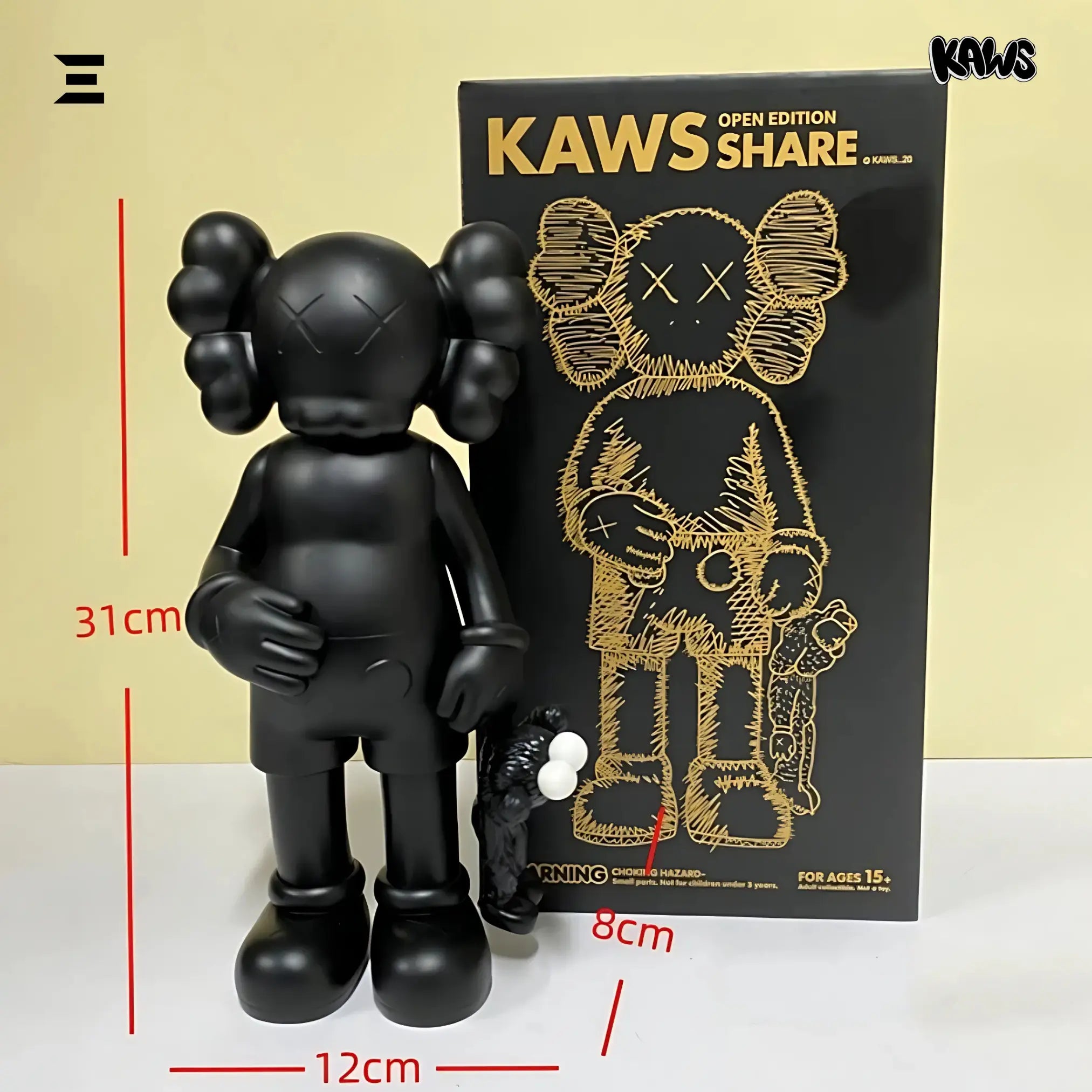 KAWS Open Edition Share – KAWS - 20 31cm Vinyl Art Figure - IBRELIA