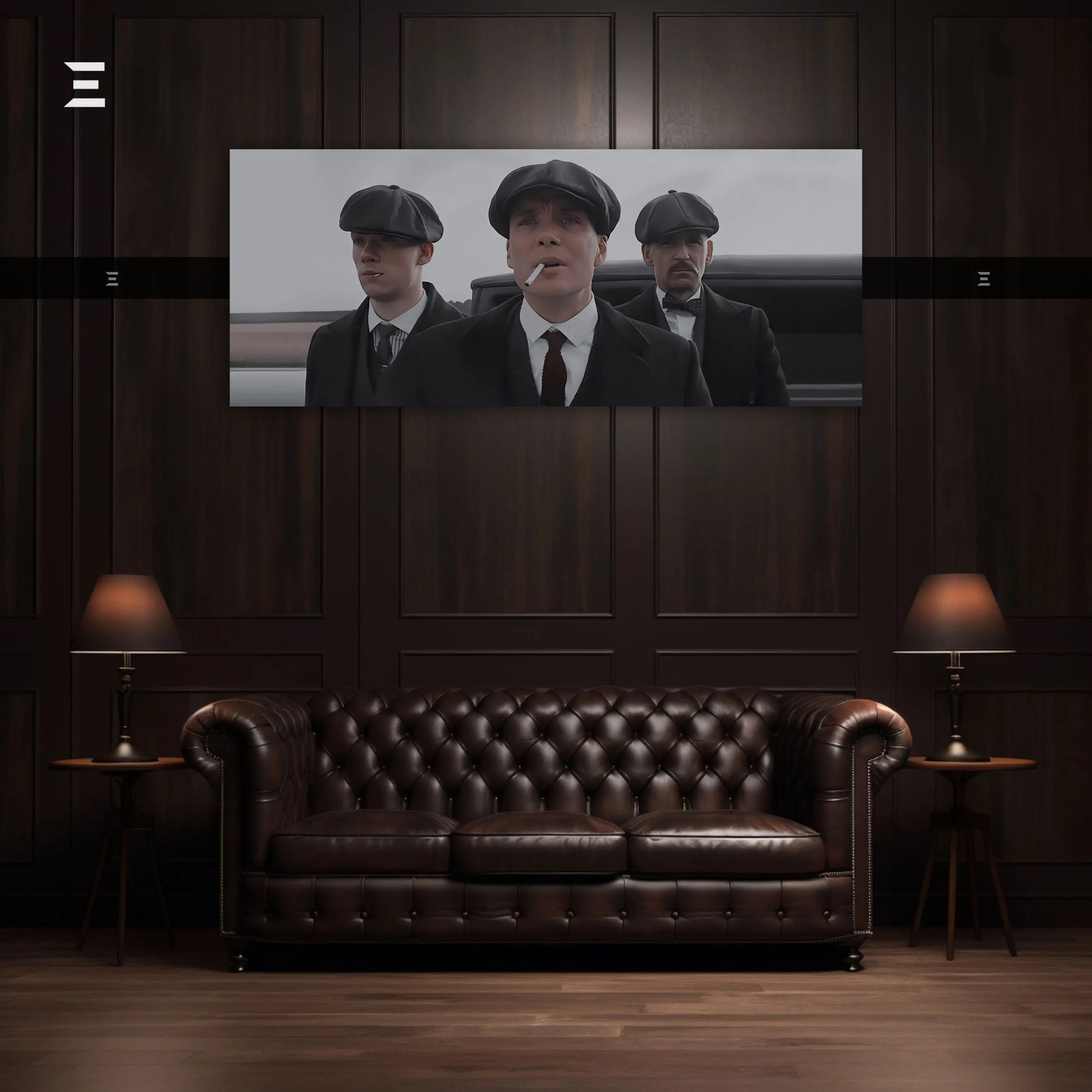 Ultra Wide Wall Art – Peaky Gang Street Vintage Edition | IBRELIA™ IBRELIA