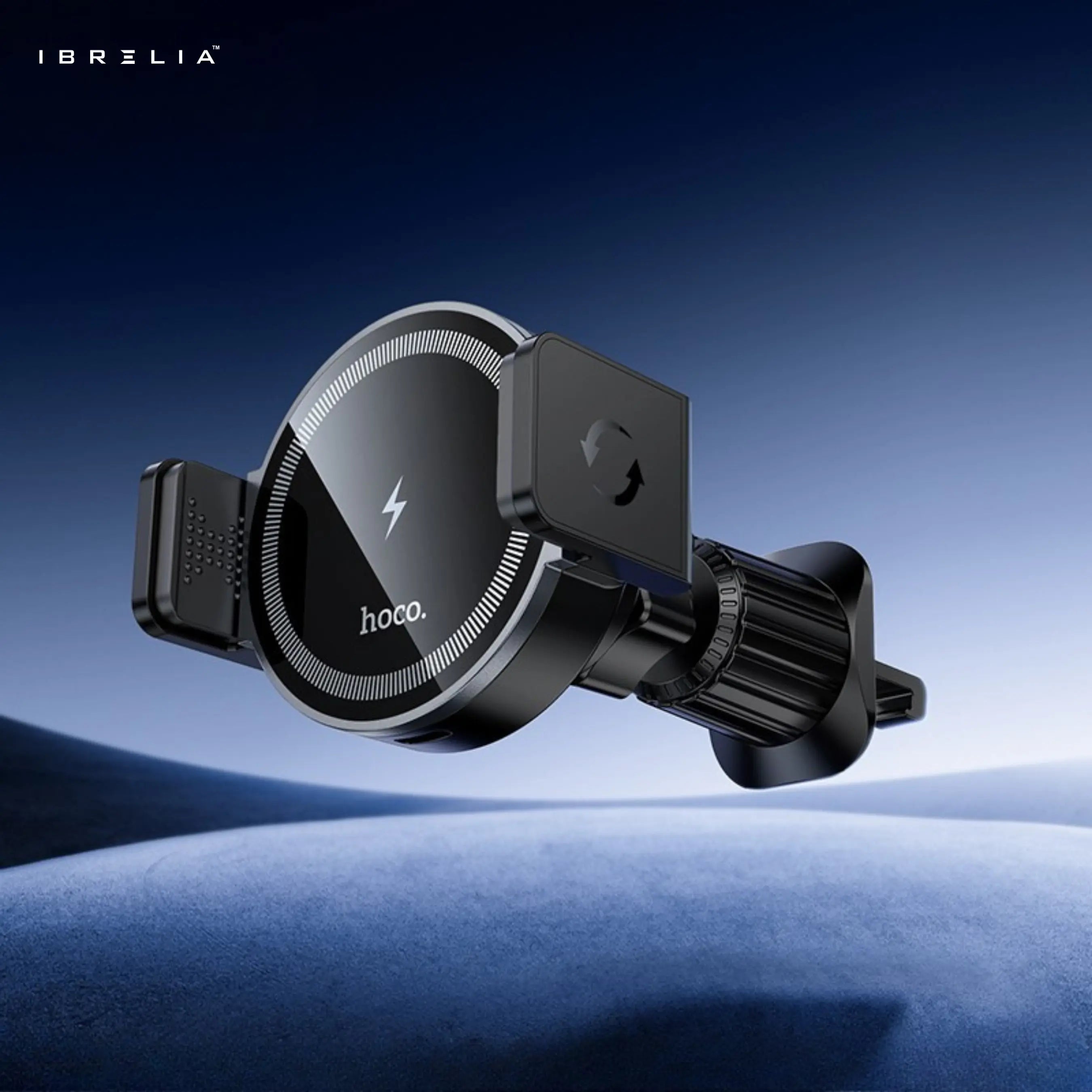 HOCO HW35 Magnetic Wireless Fast Charging Car Holder – 15W Power Electric Air Vent Mount | IBRELIA™ IBRELIA