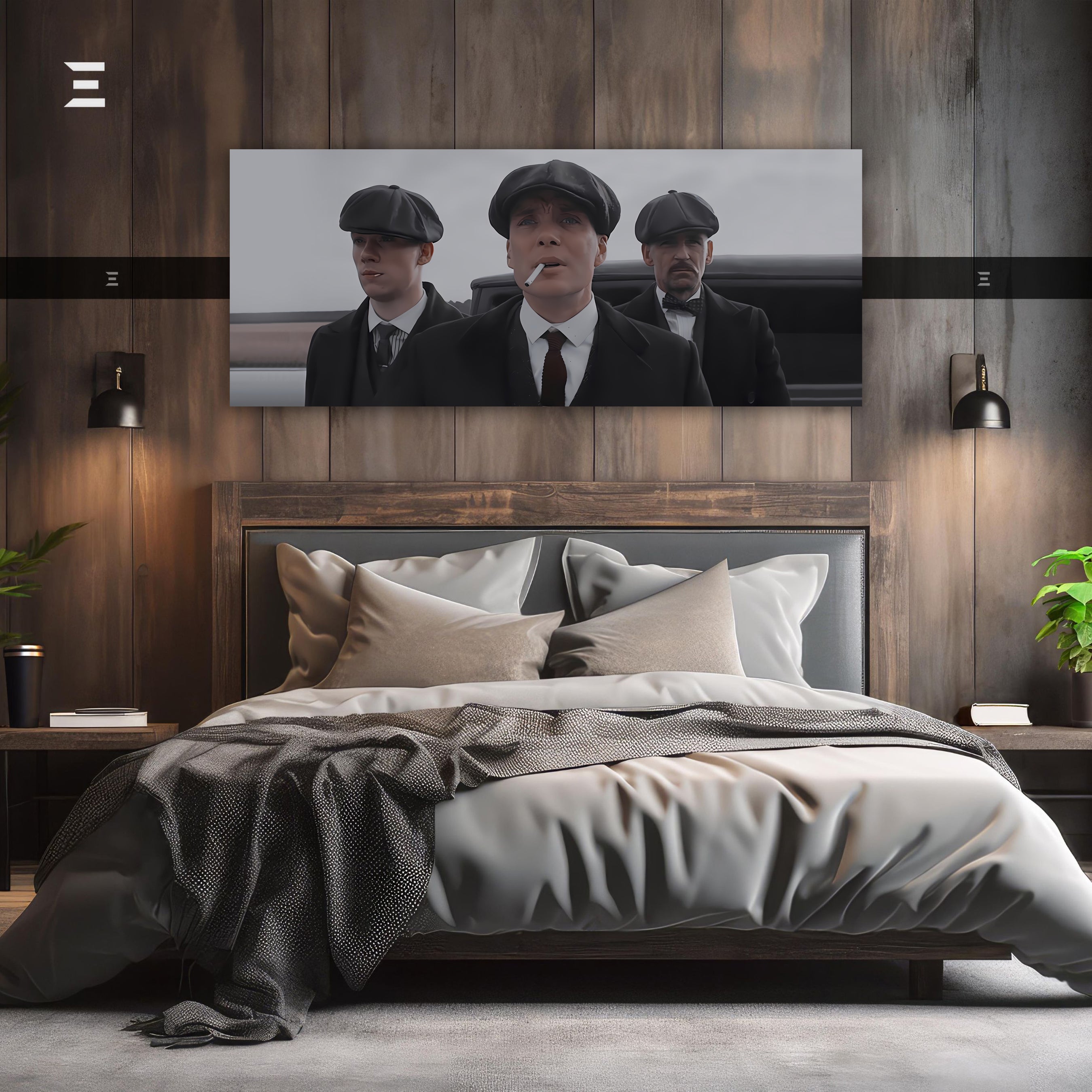 Ultra Wide Wall Art – Peaky Gang Street Vintage Edition | IBRELIA™