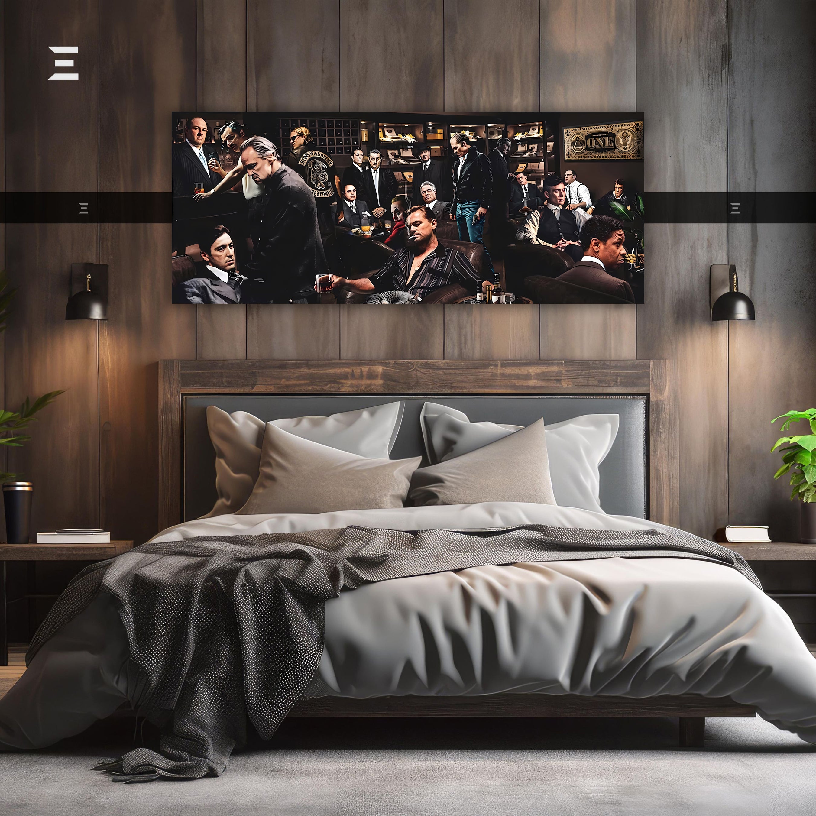Ultra Wide Wall Art – Mafia Legends Lounge Edition | IBRELIA™