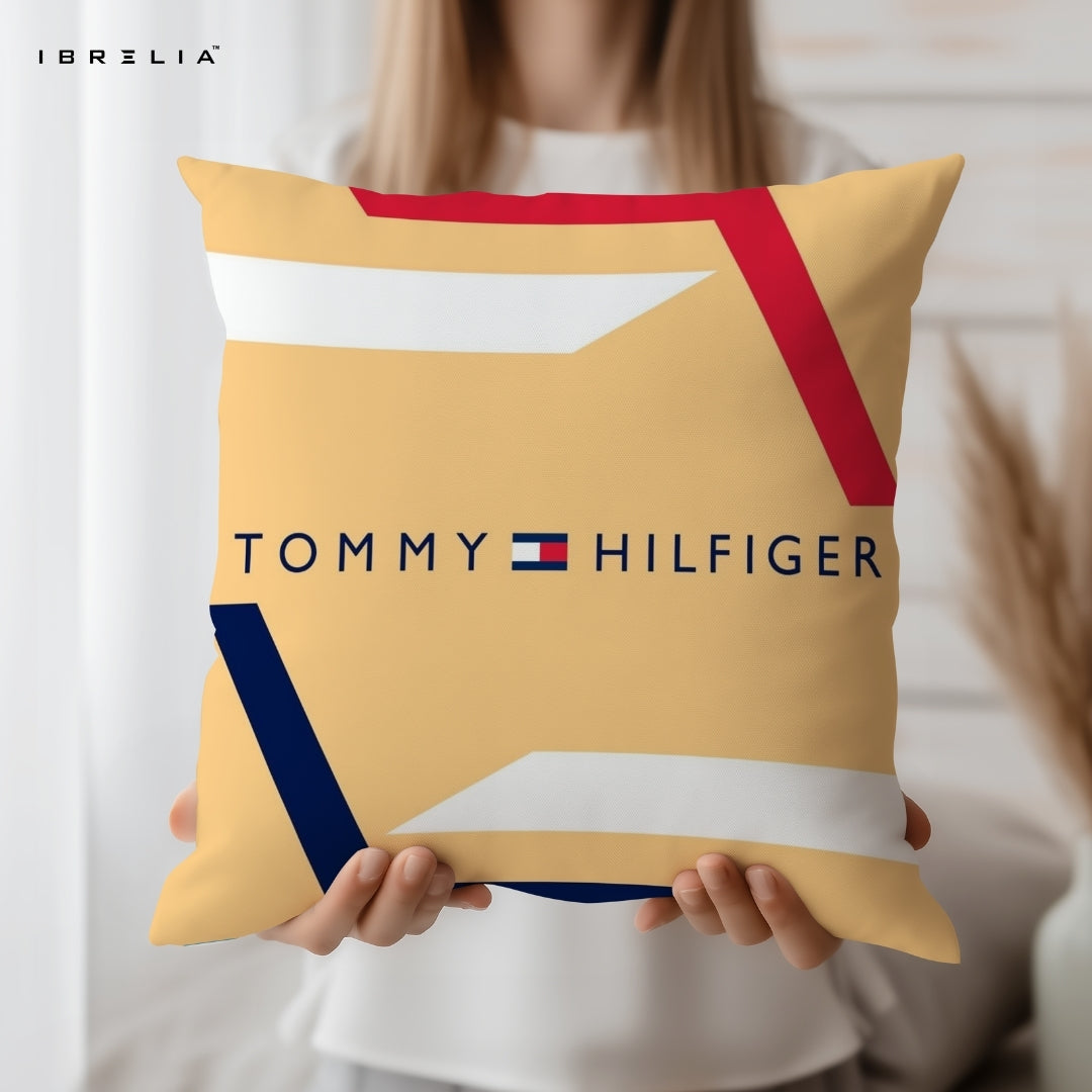 Modern Geometric Cushion | Premium Jute Fabric | Double-Sided Print | IBRELIA™ IBRELIA