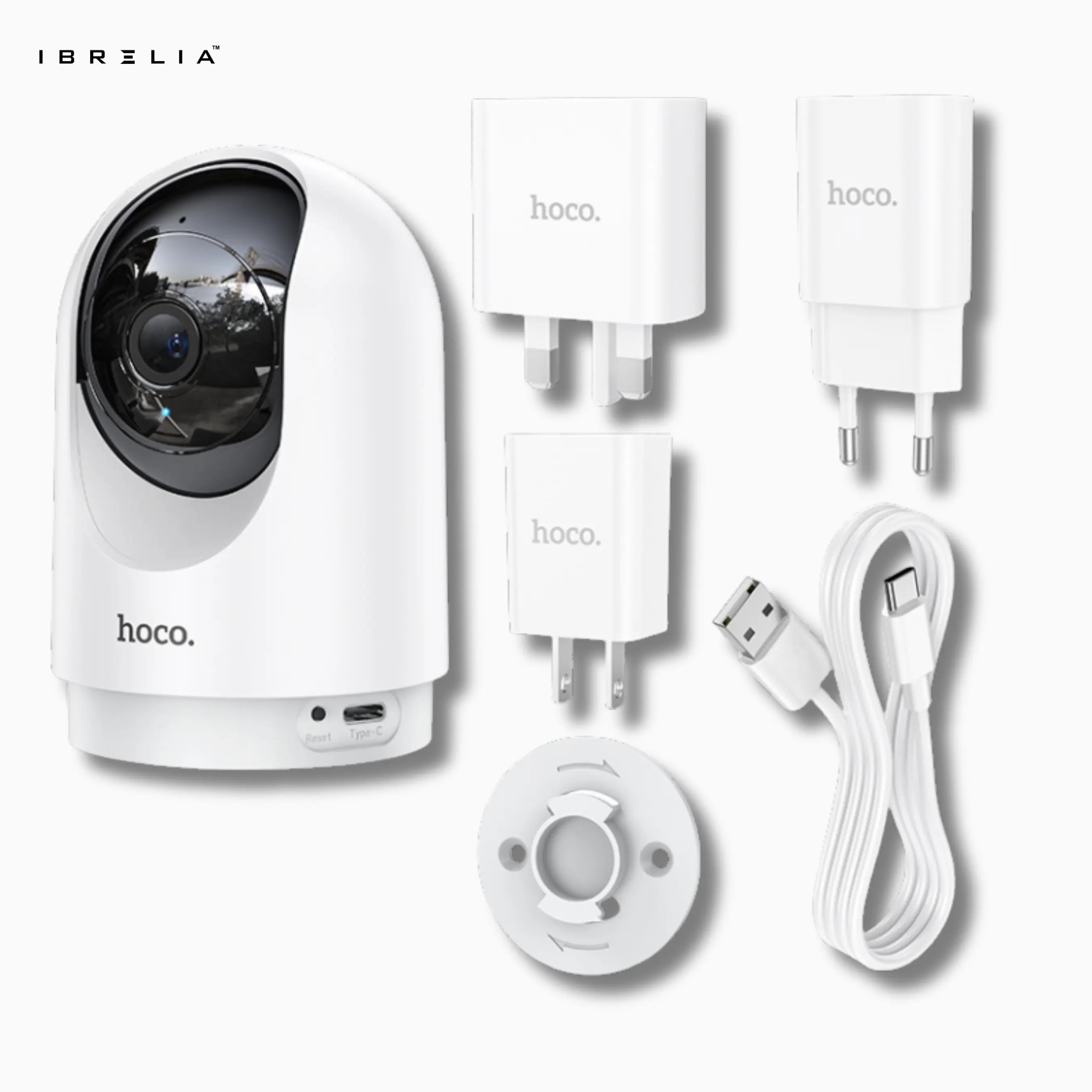 HOCO D1 Indoor PTZ Smart Camera – 3MP 2304×1296 | IBRELIA™ IBRELIA
