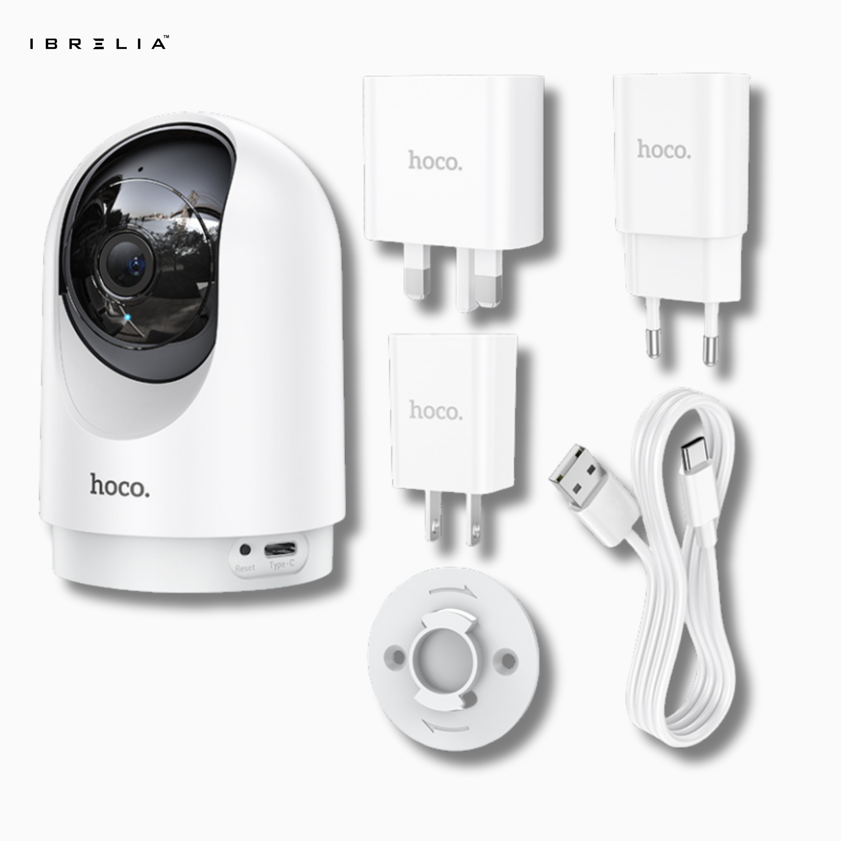 HOCO D1 Indoor PTZ Smart Camera – 3MP 2304×1296 | IBRELIA™ IBRELIA
