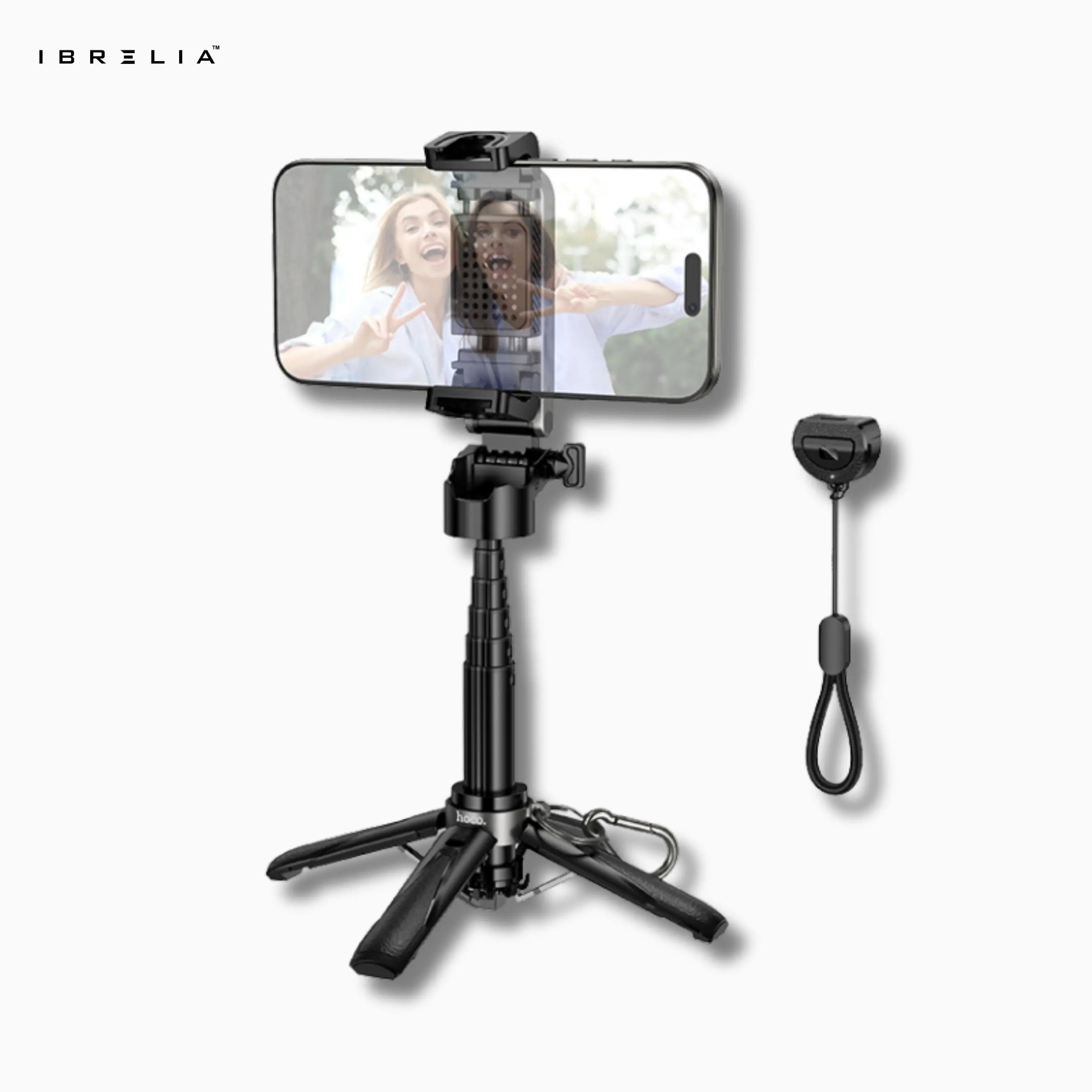 HOCO K27 Foldable & Portable Live Broadcast Stand – Mini Tripod With Bluetooth Remote – HOCO | IBRELIA™ IBRELIA