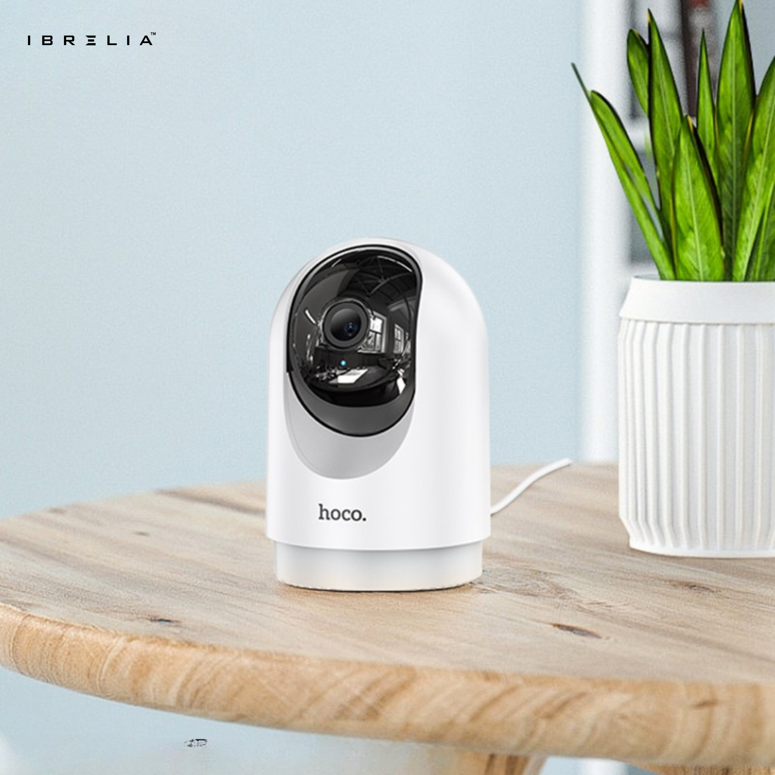 HOCO D1 Indoor PTZ Smart Camera – 3MP 2304×1296 | IBRELIA™ IBRELIA