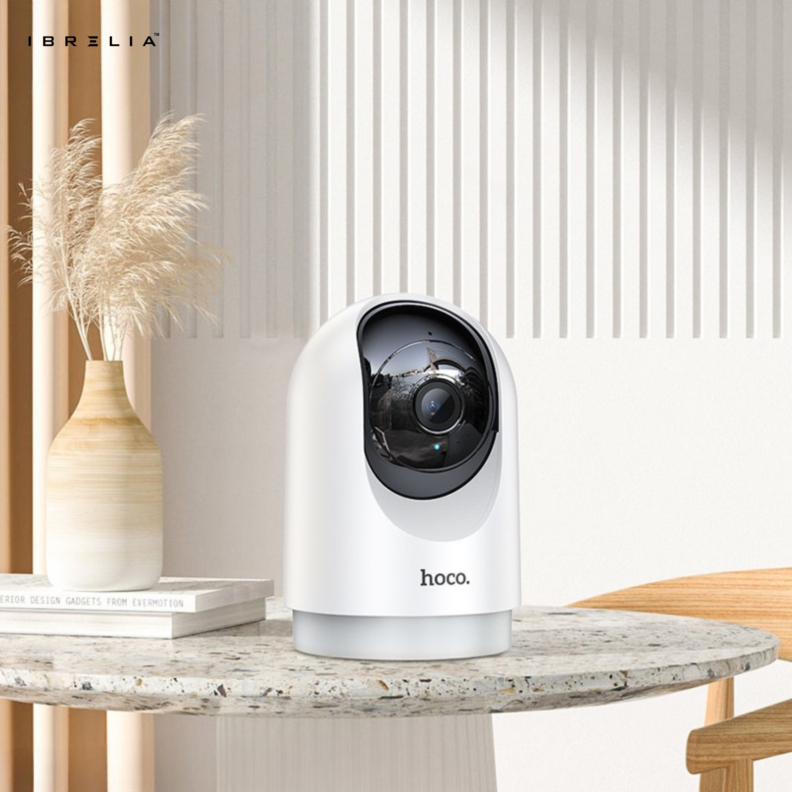 HOCO D1 Indoor PTZ Smart Camera – 3MP 2304×1296 | IBRELIA™ IBRELIA