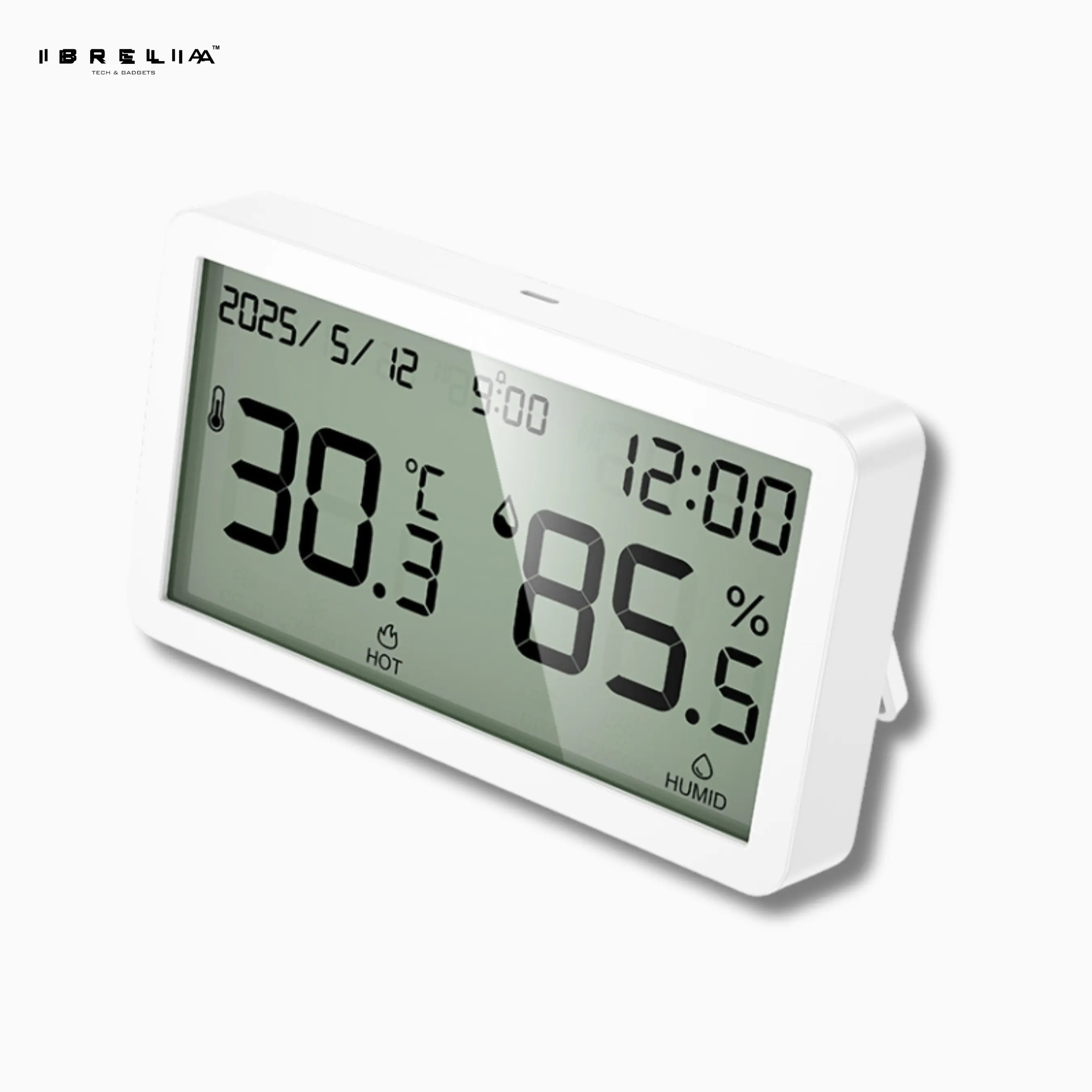 HOCO HX42 – 5-in-1 High Precision Thermo-Hygrometer Alarm Clock | IBRELIA™ IBRELIA