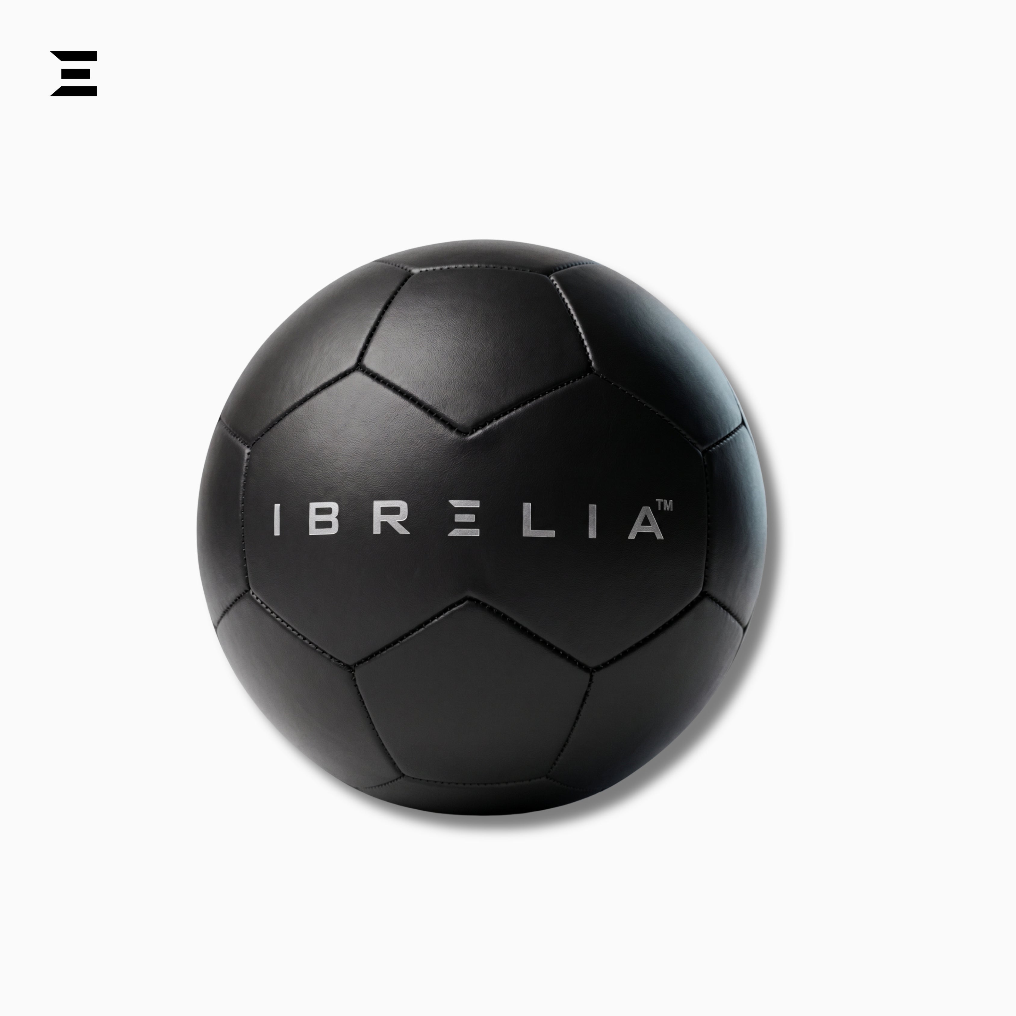 IBRELIA™ Premium Black Football – PU Leather Training & Match Ball IBRELIA