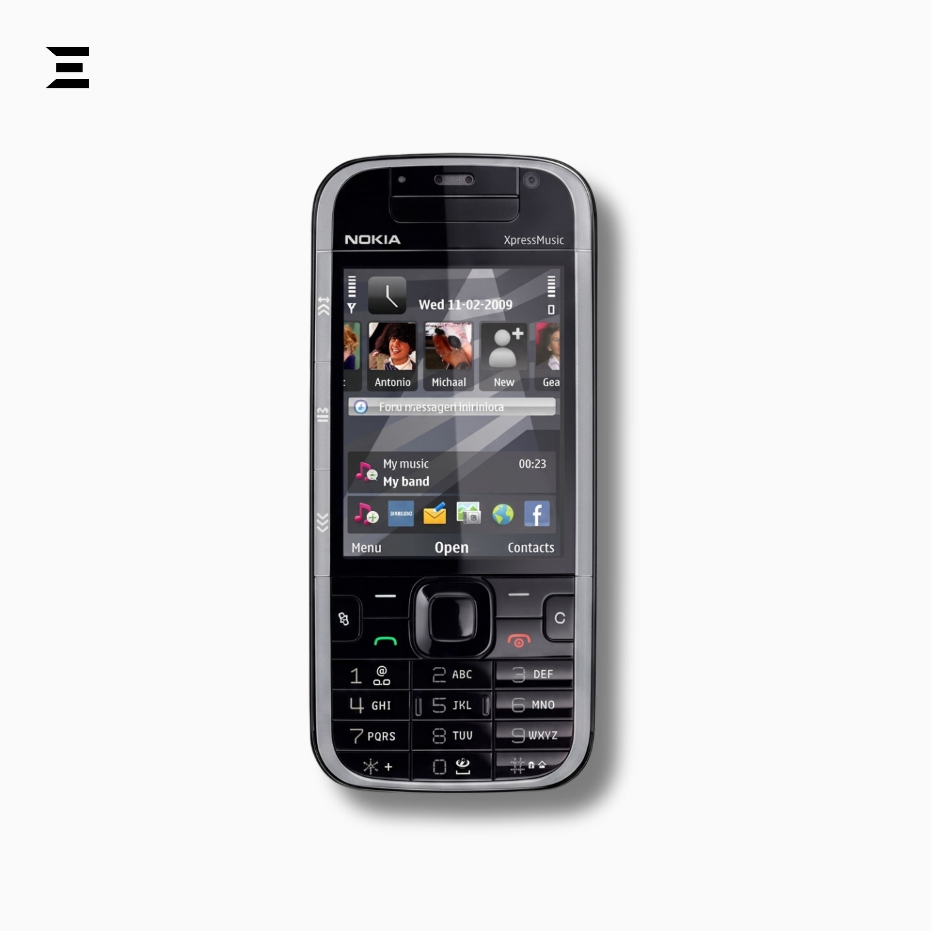 Nokia 5730 XpressMusic Black (Brand New – Only Phone) | Original Nokia QWERTY Music Phone | Rare Collector's Edition