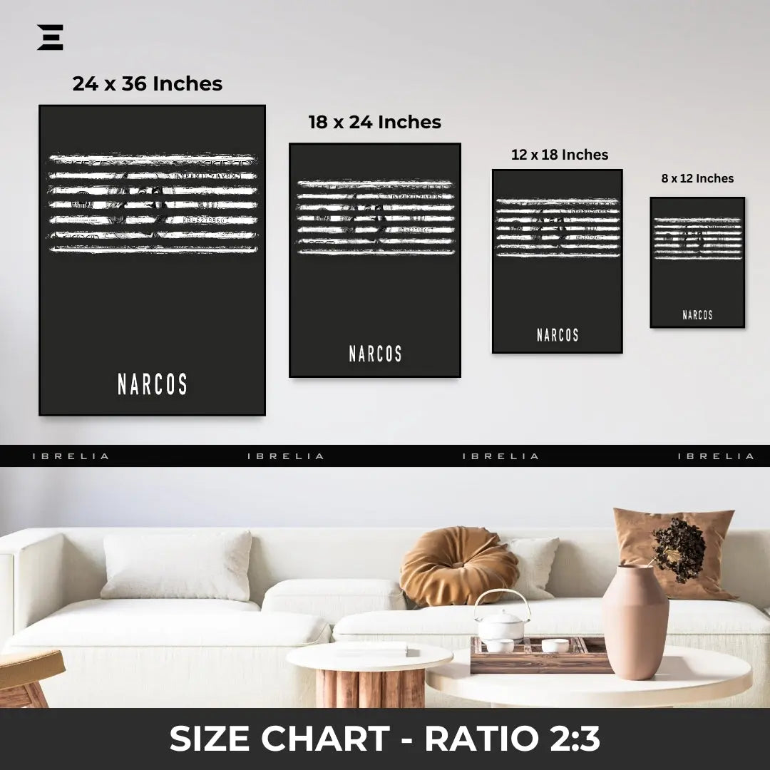 Premium Resin Coated Wall Art – Narcos Dollar Lines Inspired Collectible | IBRELIA Pakistan IBRELIA