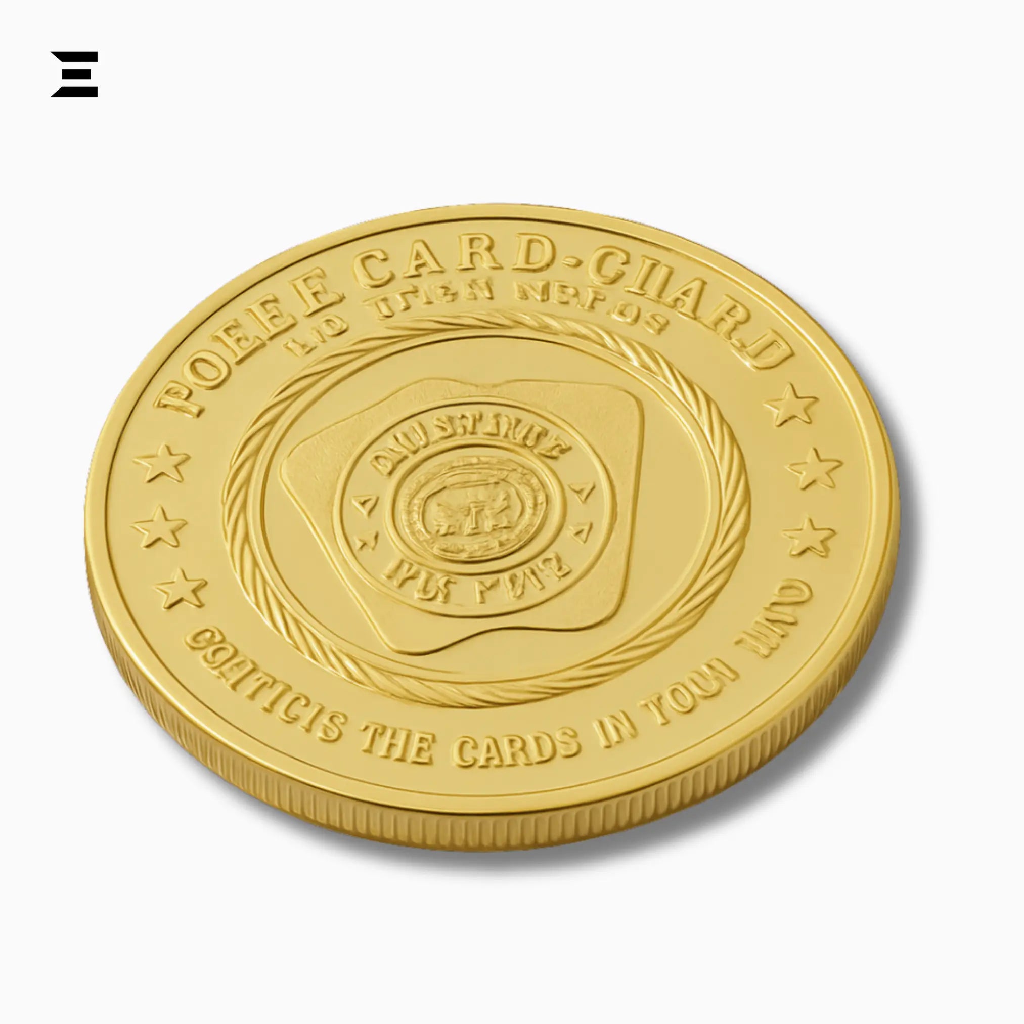 Poker Card Guard – Unbeatable The Nuts | Gold Plated Poker Protector Coin - IBRELIA