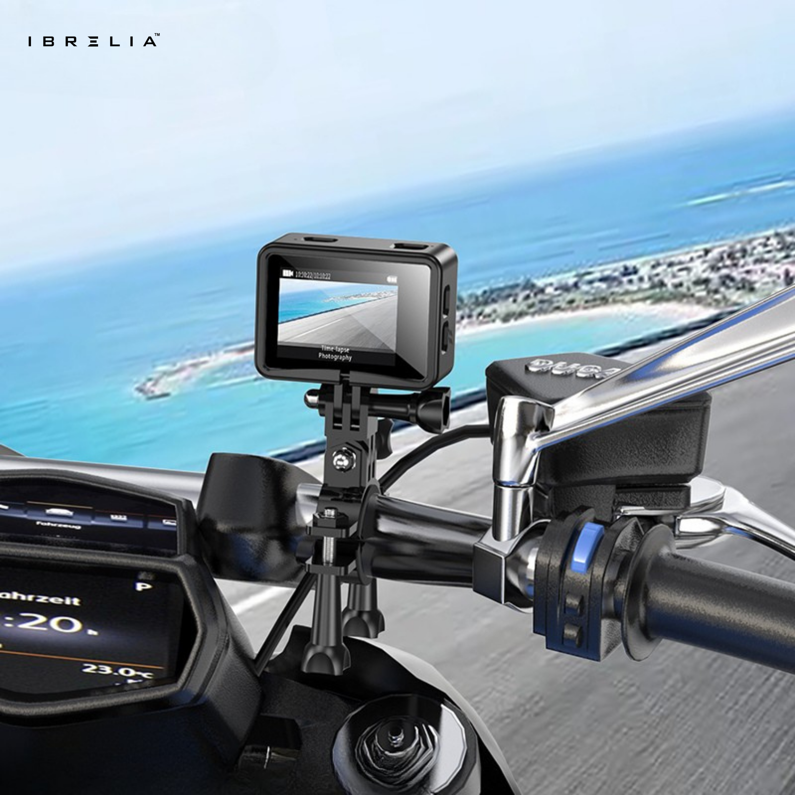 HOCO DV102 4K Sports Action Camera – 12MP Anti-Shake | IBRELIA™