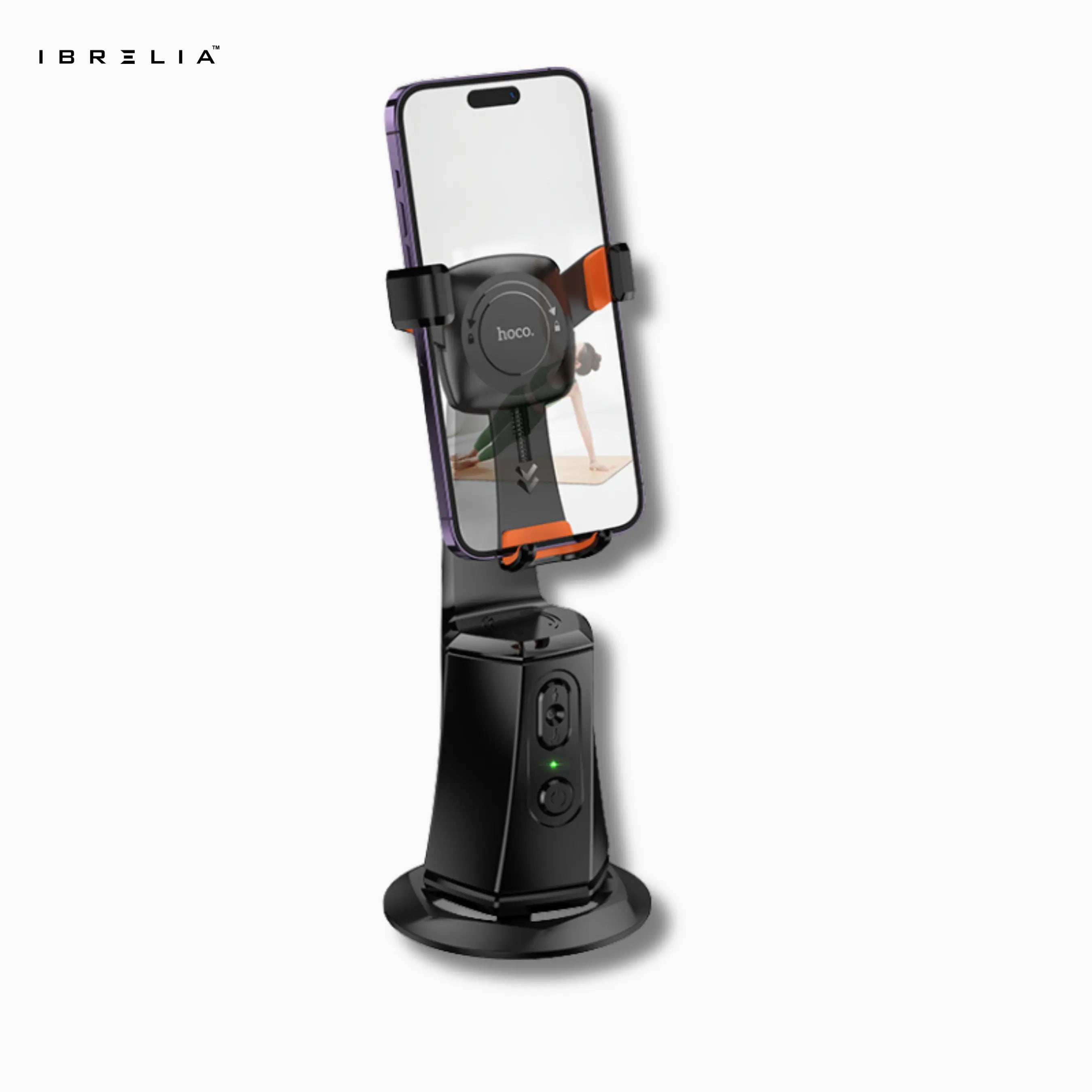 HOCO K26 Auto Face Tracking Smart Camera Gimbal – 360° AI Tracking Phone Holder | IBRELIA™ IBRELIA