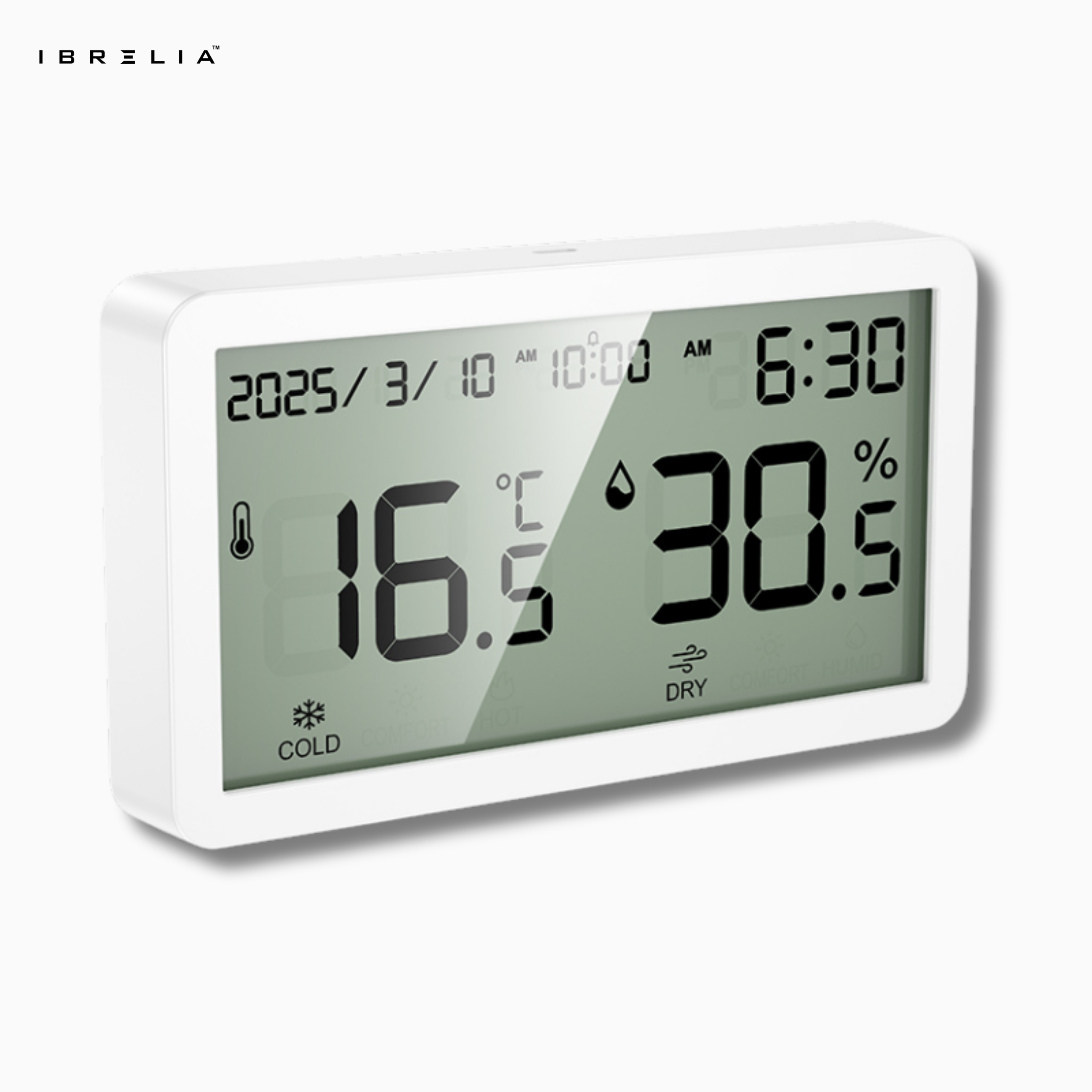 HOCO HX42 – 5-in-1 High Precision Thermo-Hygrometer Alarm Clock | IBRELIA™