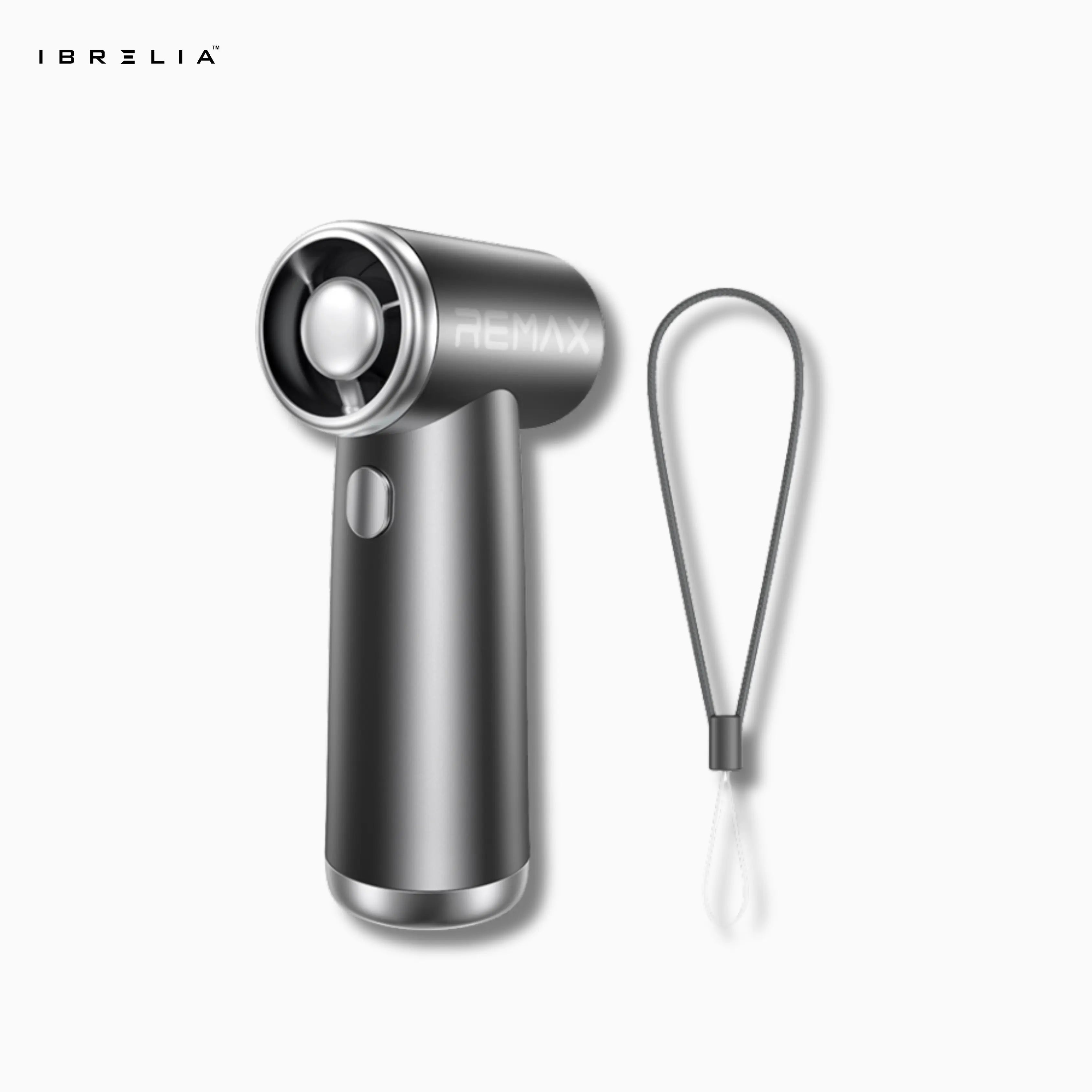 REMAX RS-SF09 Handheld Steel Cannon High-Speed Fan | Compact Turbo Airflow | Mini Portable Fan | IBRELIA™ IBRELIA