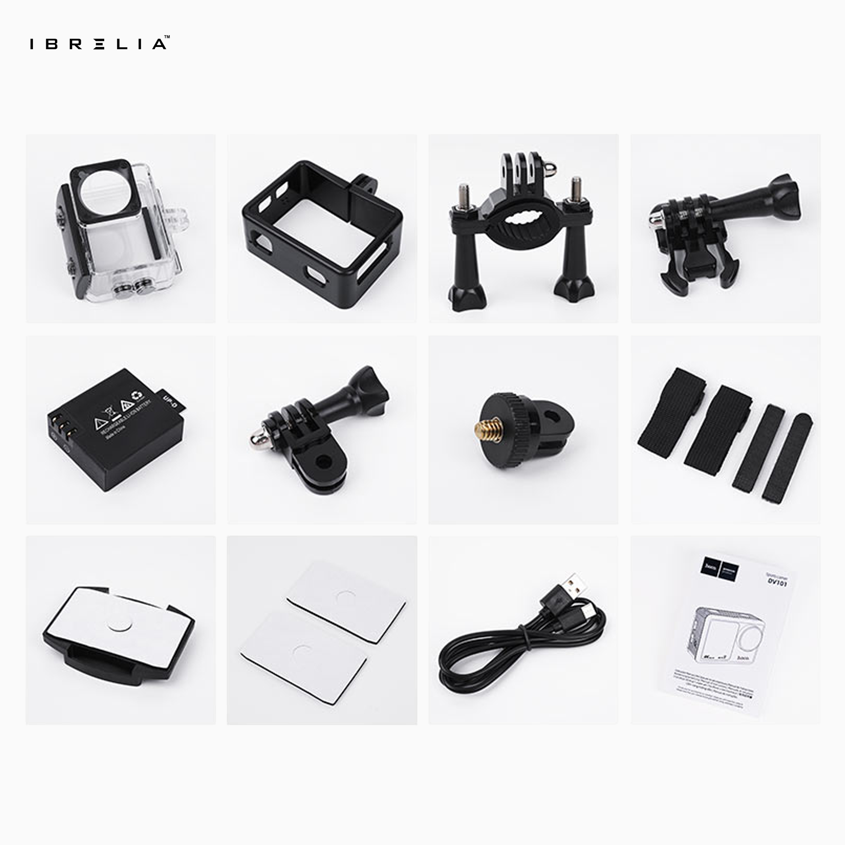 HOCO DV101 Dual-Screen 4K Sports Action Camera | IBRELIA™ IBRELIA