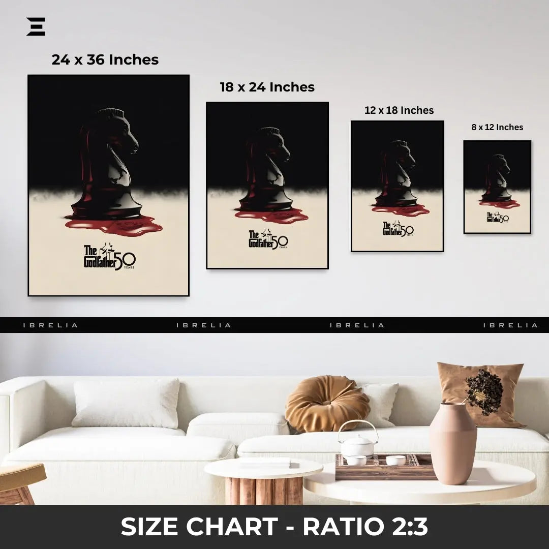 Premium Resin Coated Wall Art – The Godfather 50 Years Anniversary Collectible | IBRELIA Pakistan IBRELIA