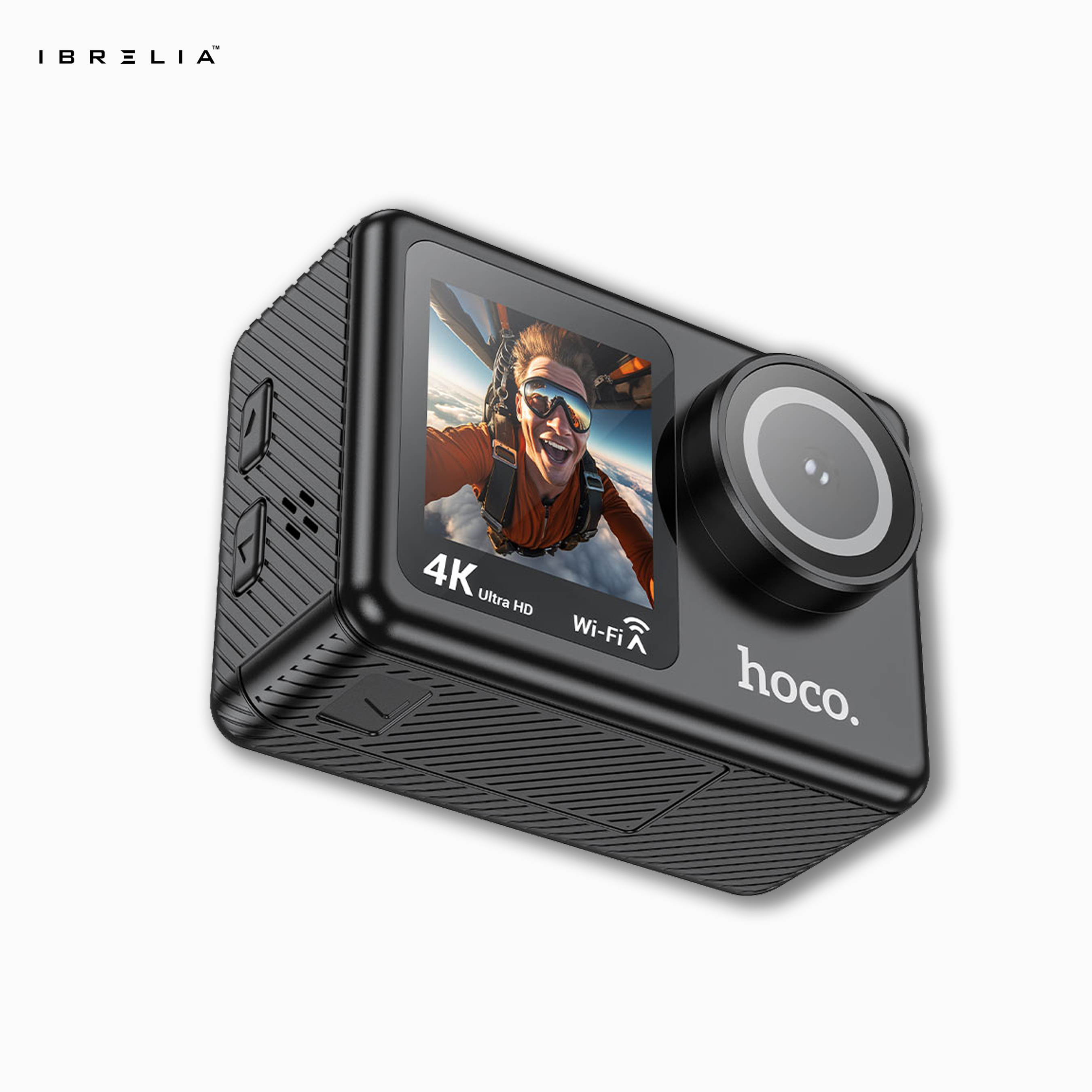 HOCO DV101 Dual-Screen 4K Sports Action Camera | IBRELIA™