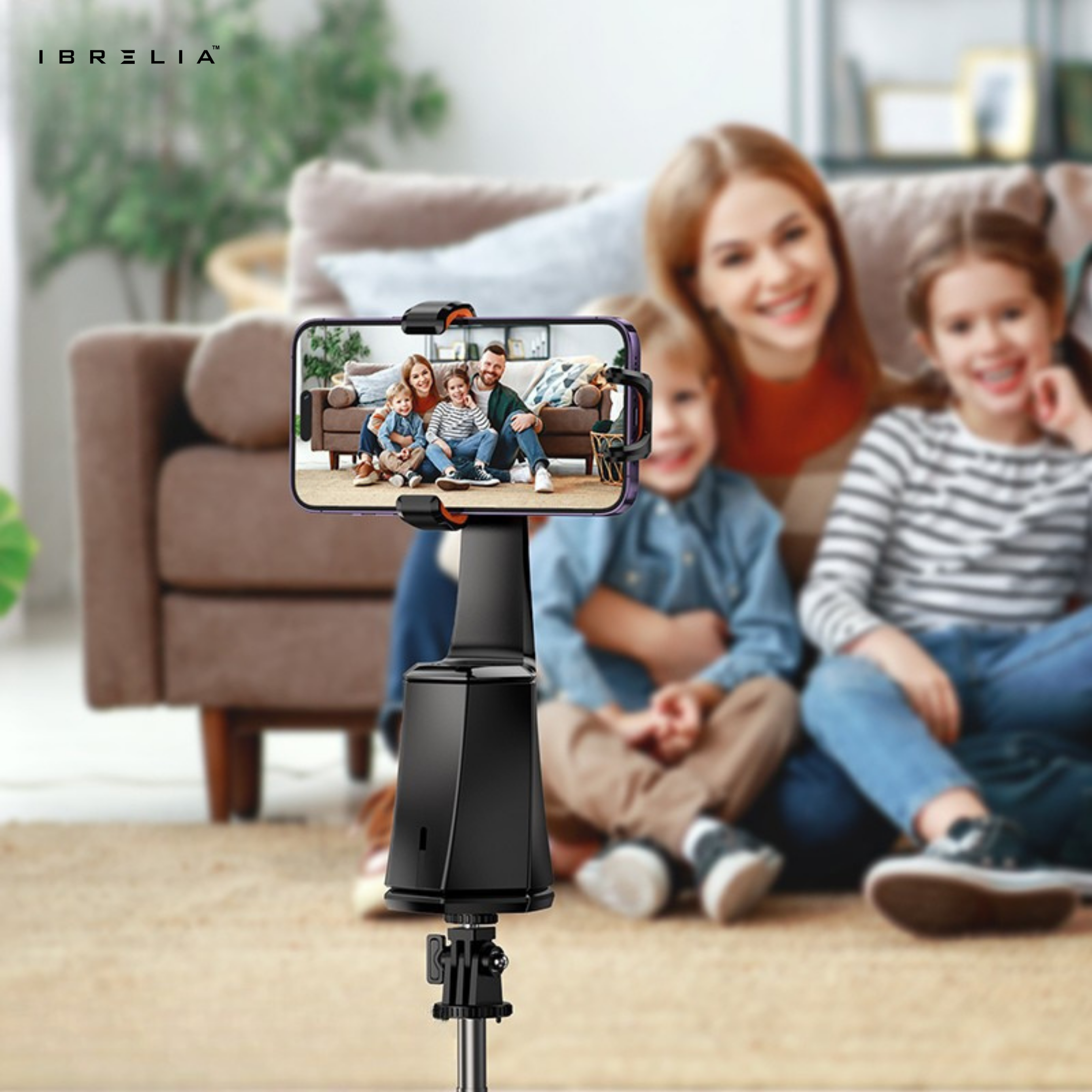 HOCO K26 Auto Face Tracking Smart Camera Gimbal – 360° AI Tracking Phone Holder | IBRELIA™