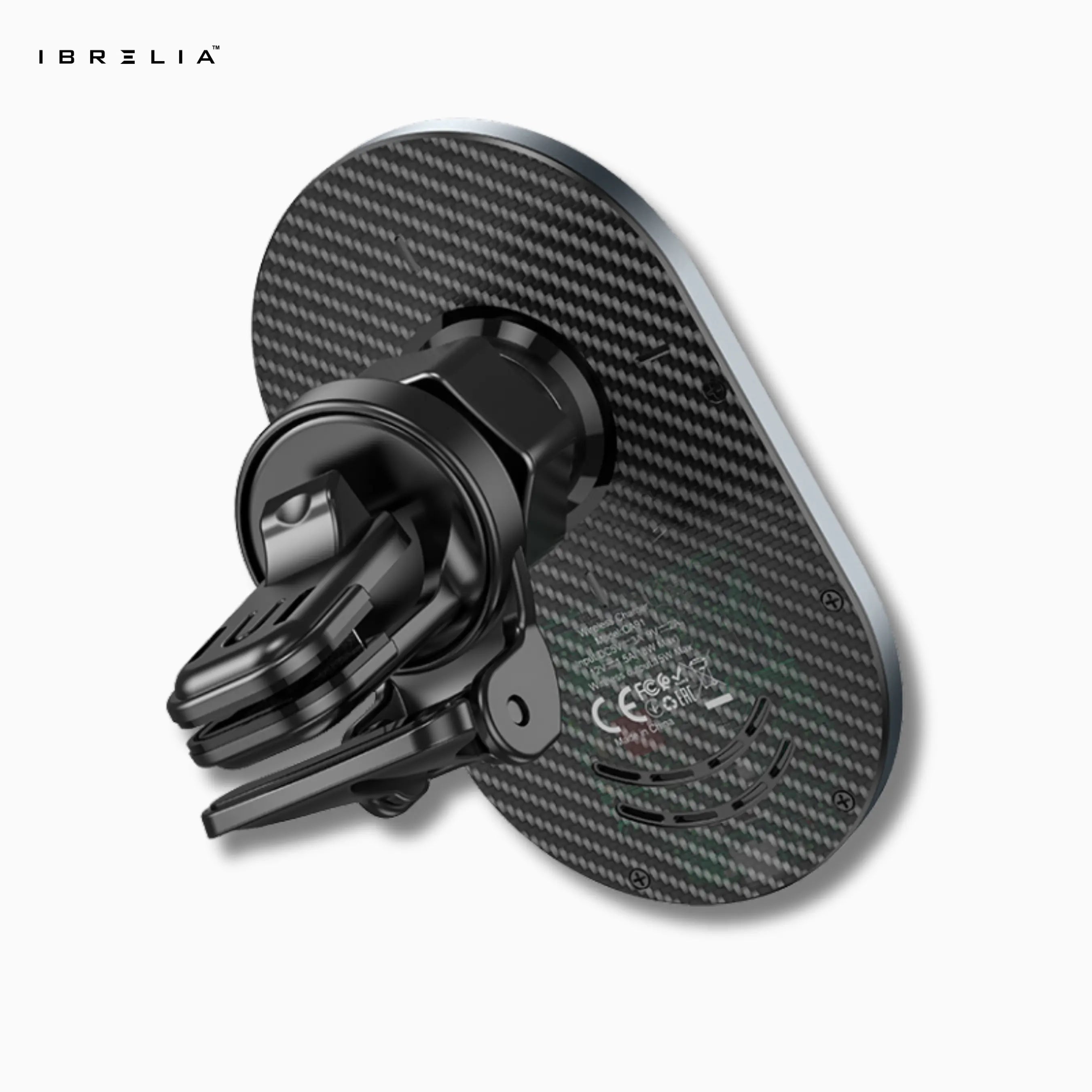 HOCO CA91 Magic Magnetic Wireless Car Charger – 15W MagSafe Fast Charging Air Vent Holder | IBRELIA™ IBRELIA